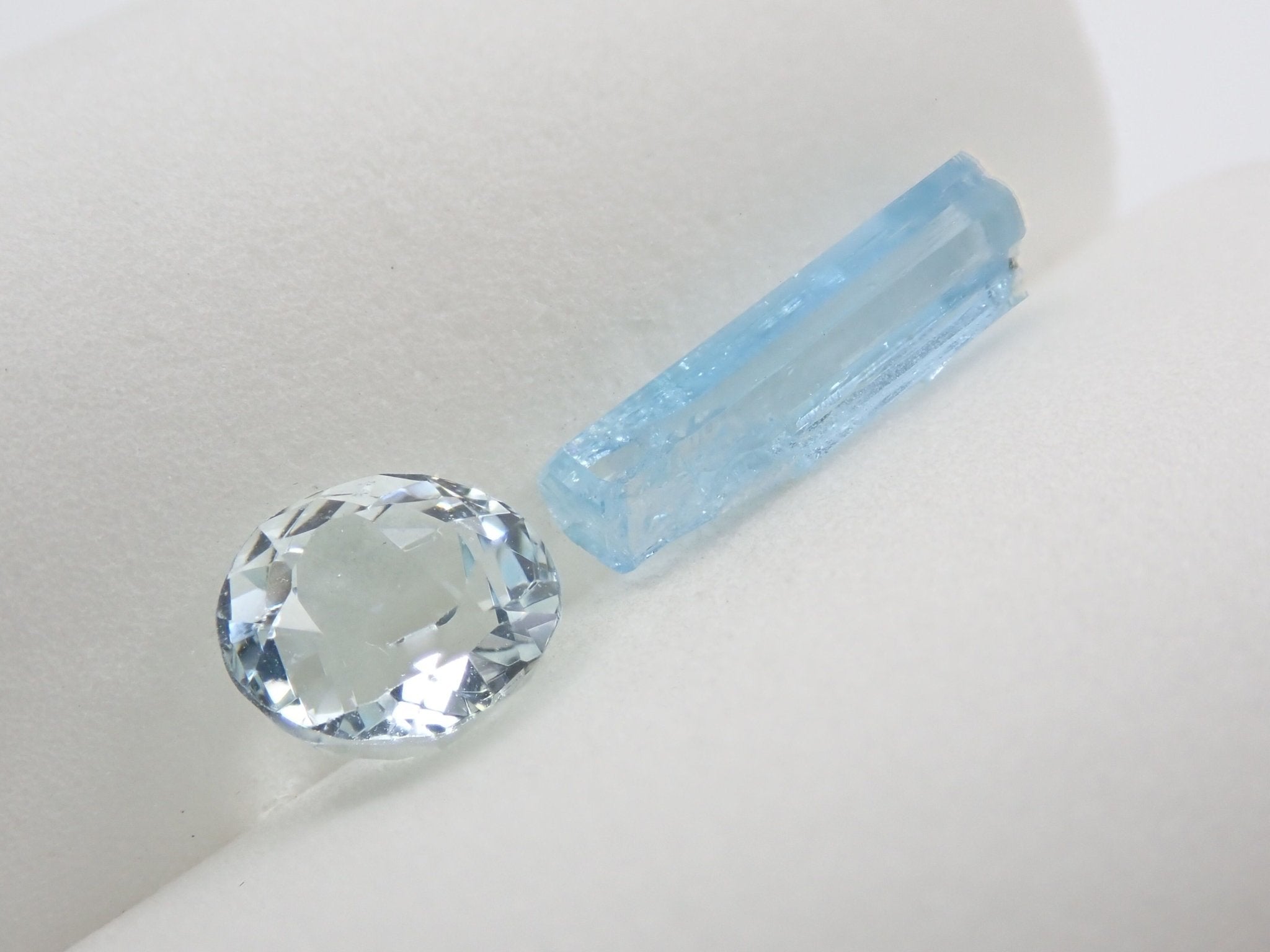 アクアマリン 4.191ct 原石・ルース2点セット - KARATZ STORE｜カラッツSTORE