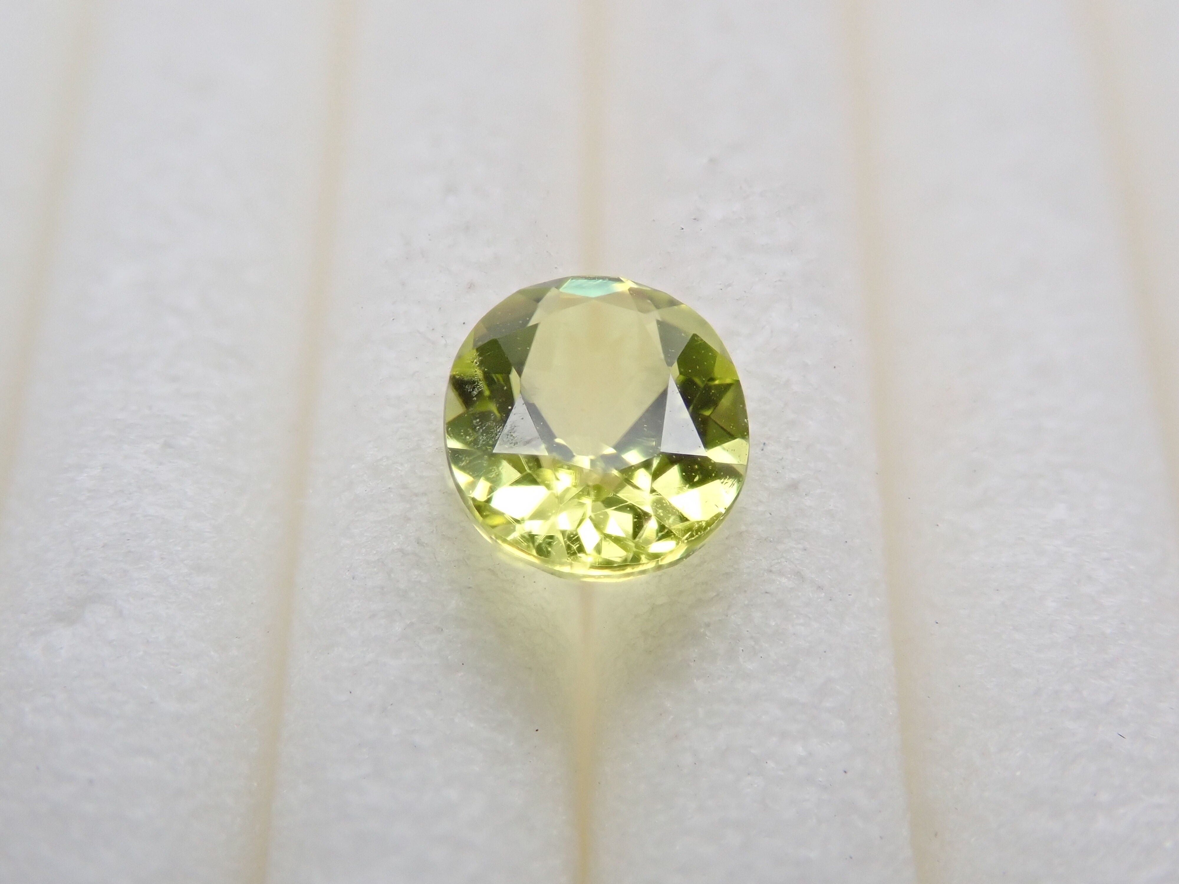 Canary yellow tourmaline 0.344ct loose