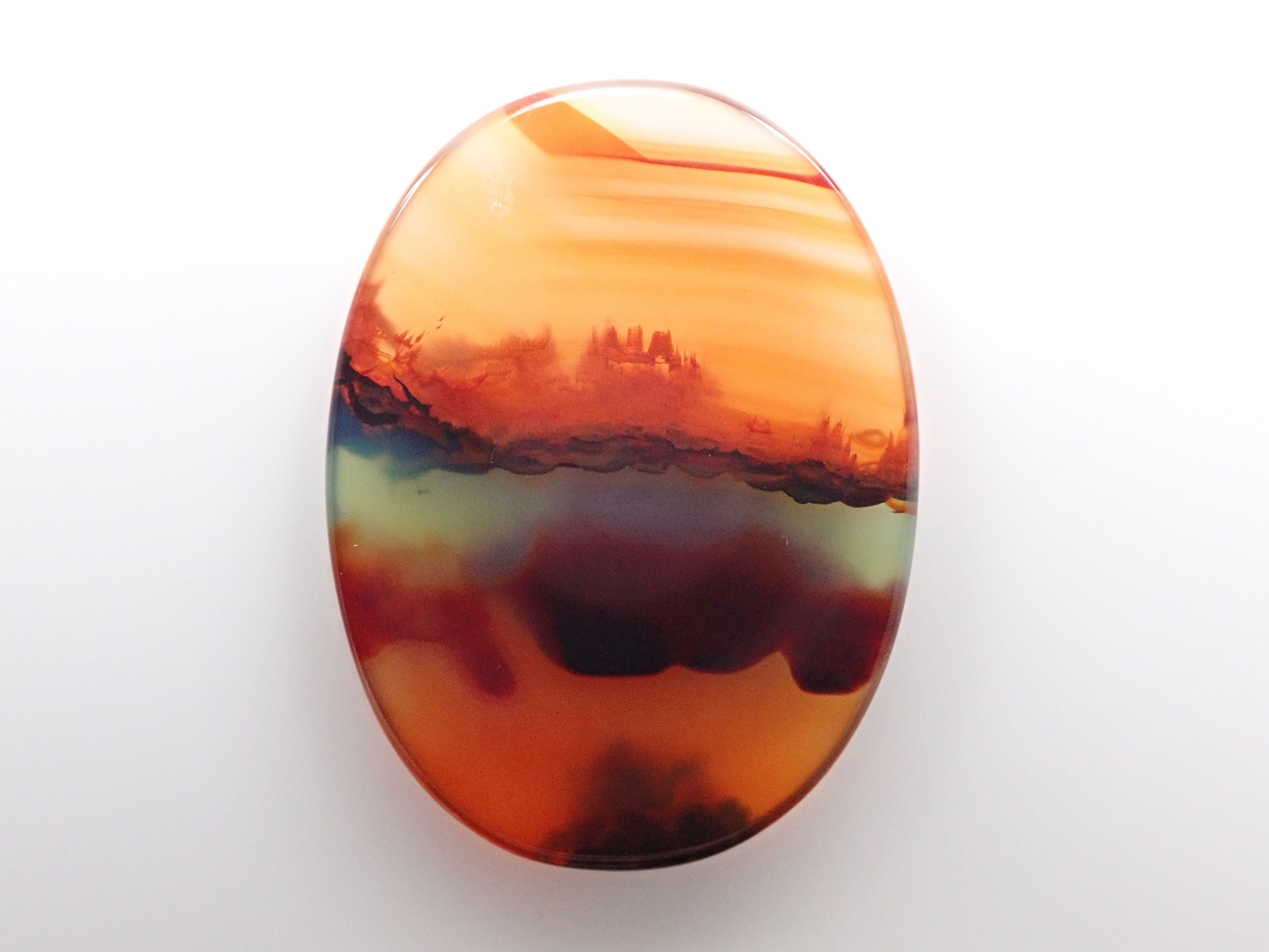 Picture agate 13.267ct loose