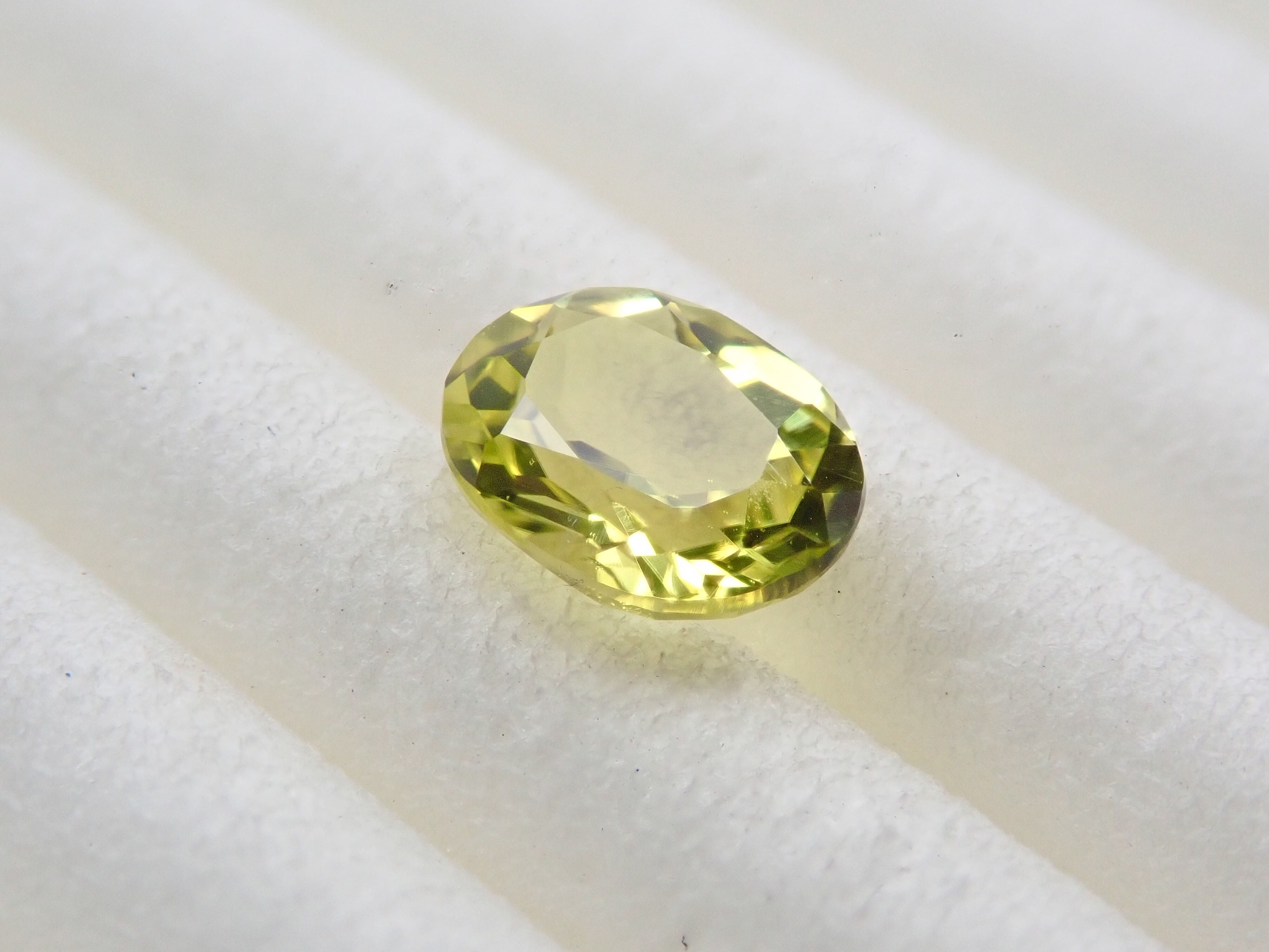 Canary yellow tourmaline 0.357ct loose