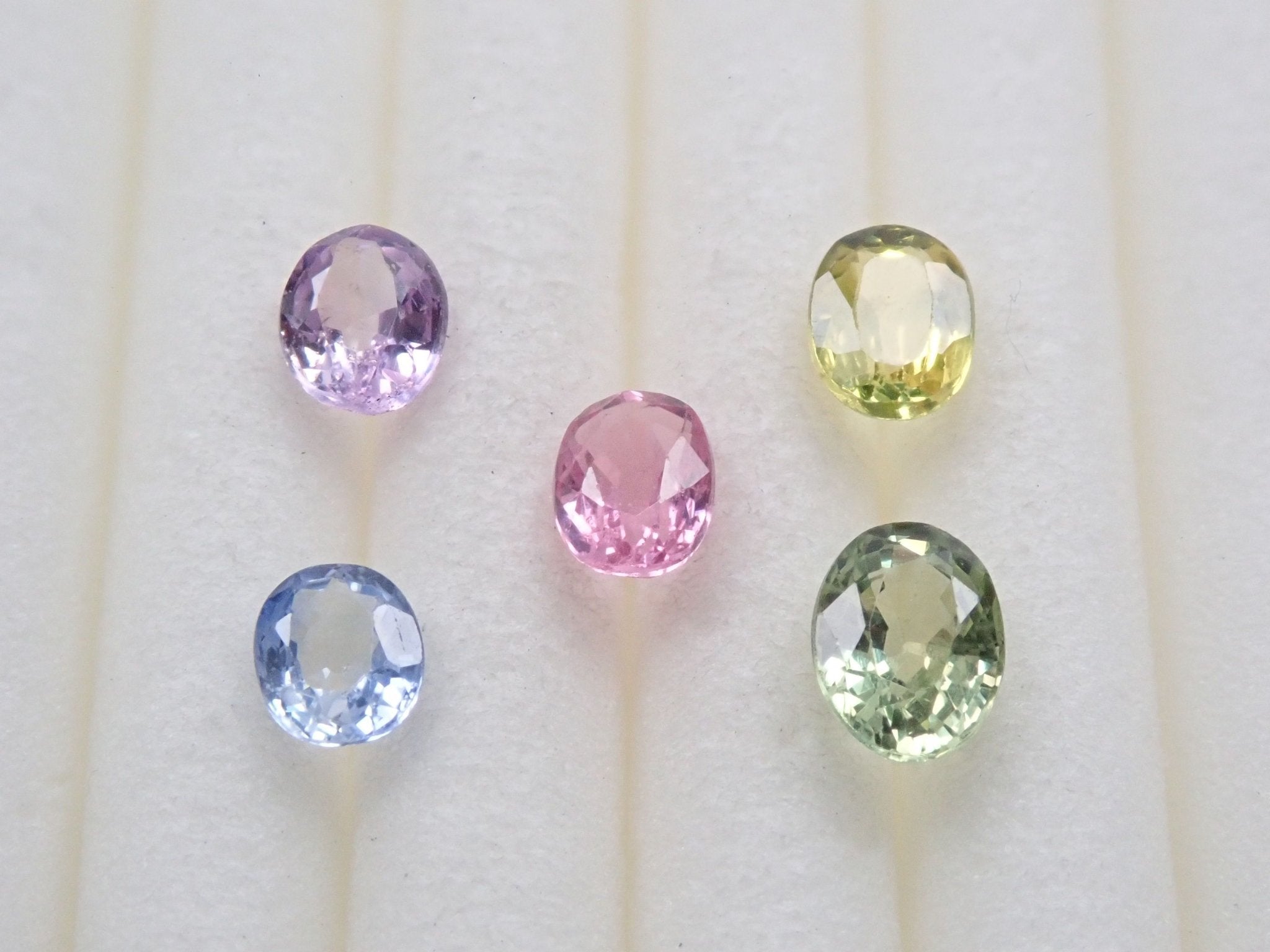 サファイア5石セット 0.758ct - KARATZ STORE｜カラッツSTORE