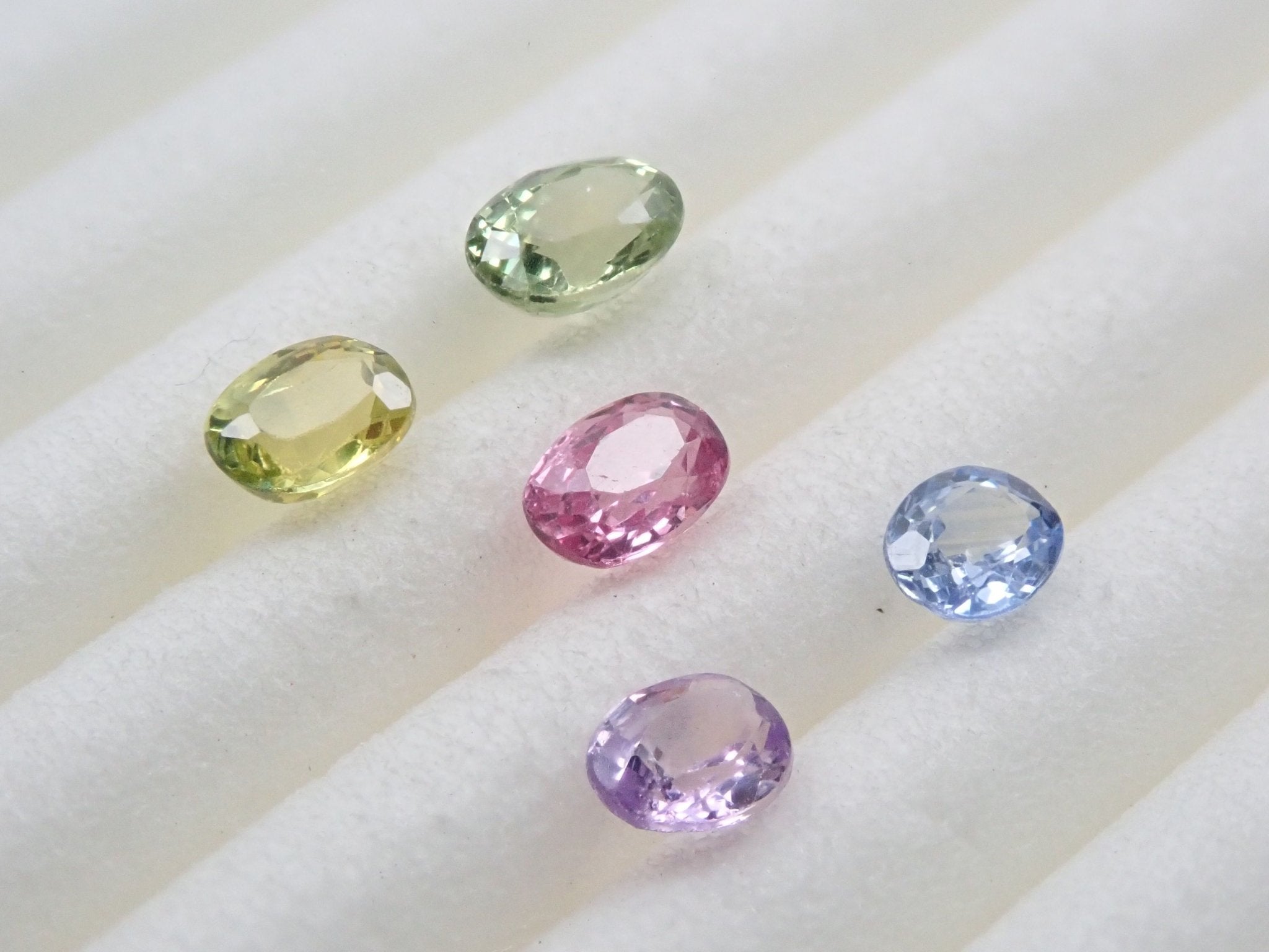 サファイア5石セット 0.758ct - KARATZ STORE｜カラッツSTORE