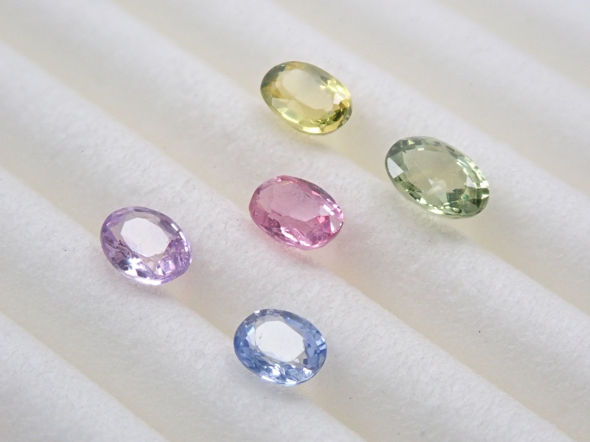 サファイア5石セット 0.758ct - KARATZ STORE｜カラッツSTORE