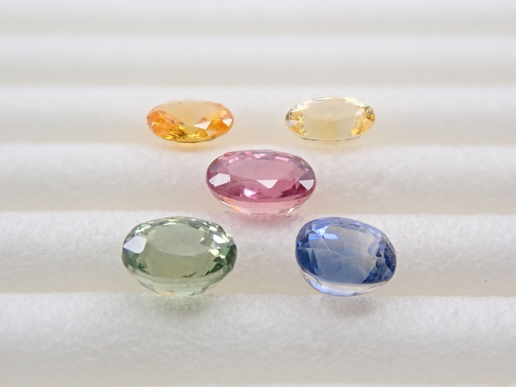 サファイア5石セット 1.160ct - KARATZ STORE｜カラッツSTORE