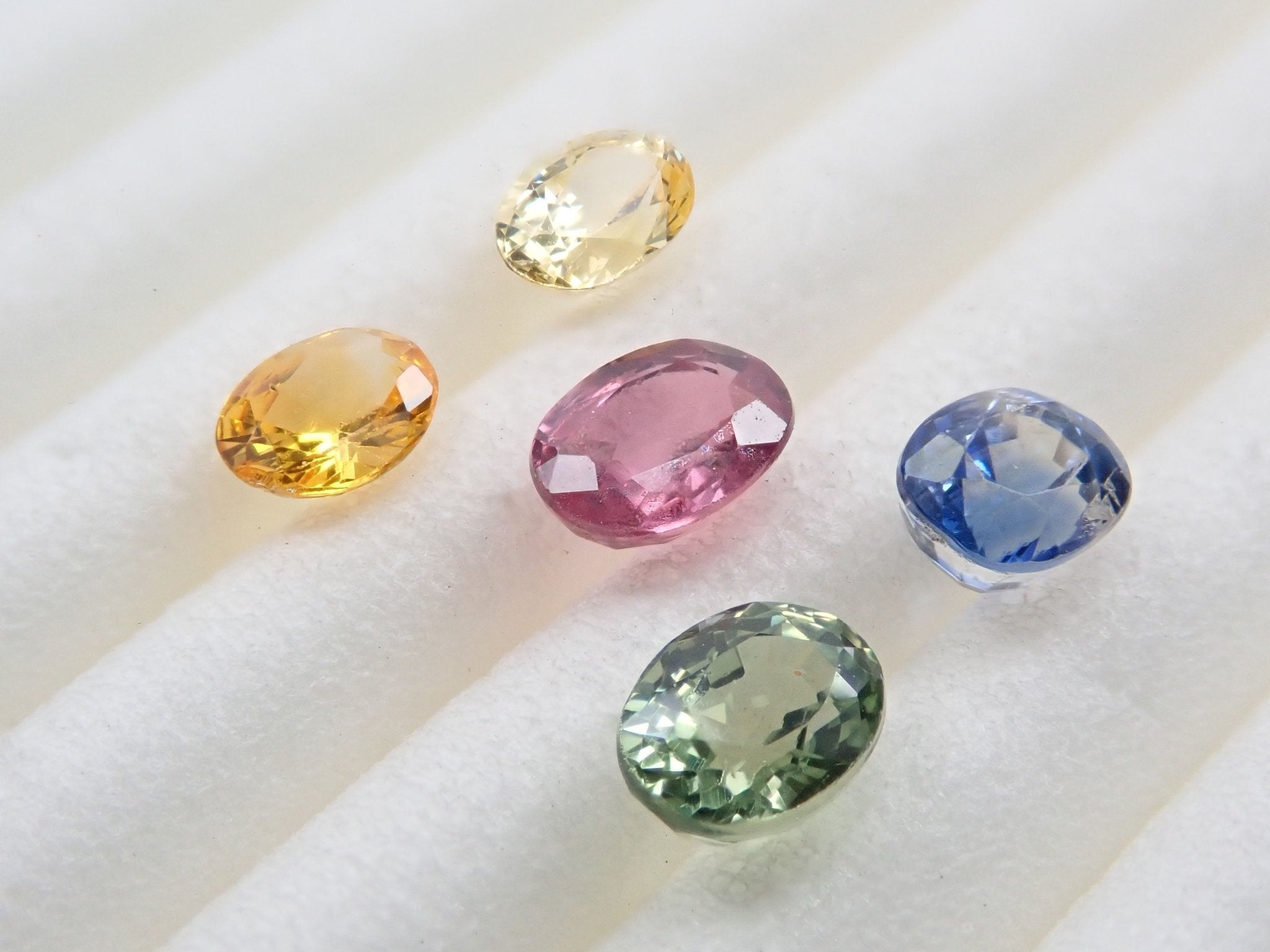 サファイア5石セット 1.160ct - KARATZ STORE｜カラッツSTORE