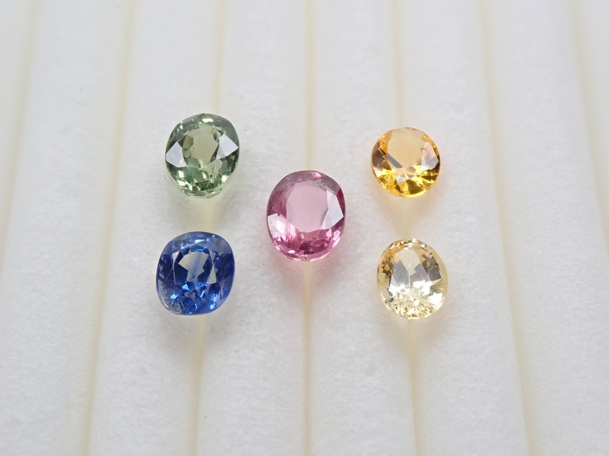 サファイア5石セット 1.160ct - KARATZ STORE｜カラッツSTORE