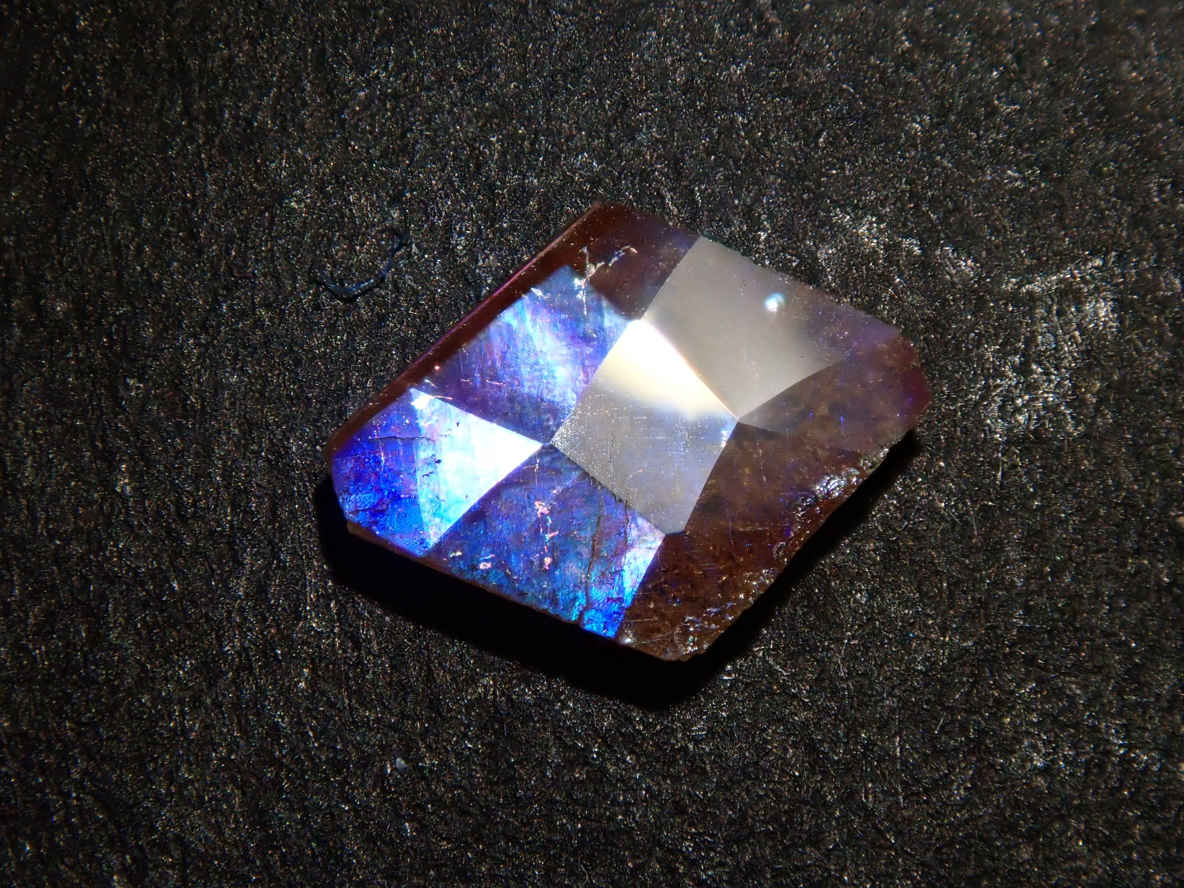 Andradite garnet (commonly known as rainbow garnet) 0.173ct loose