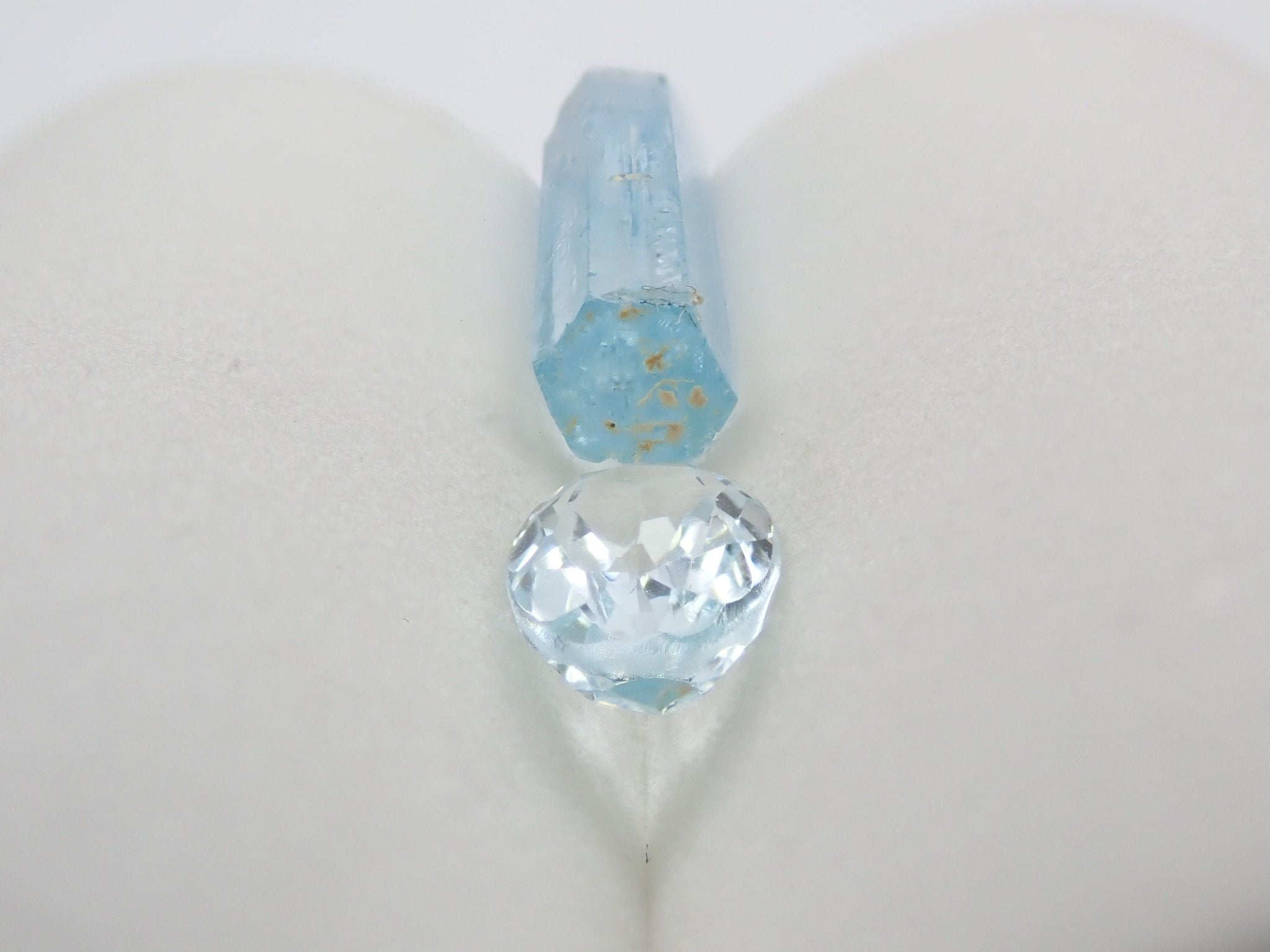 アクアマリン 5.509ct 原石・ルース2点セット - KARATZ STORE｜カラッツSTORE