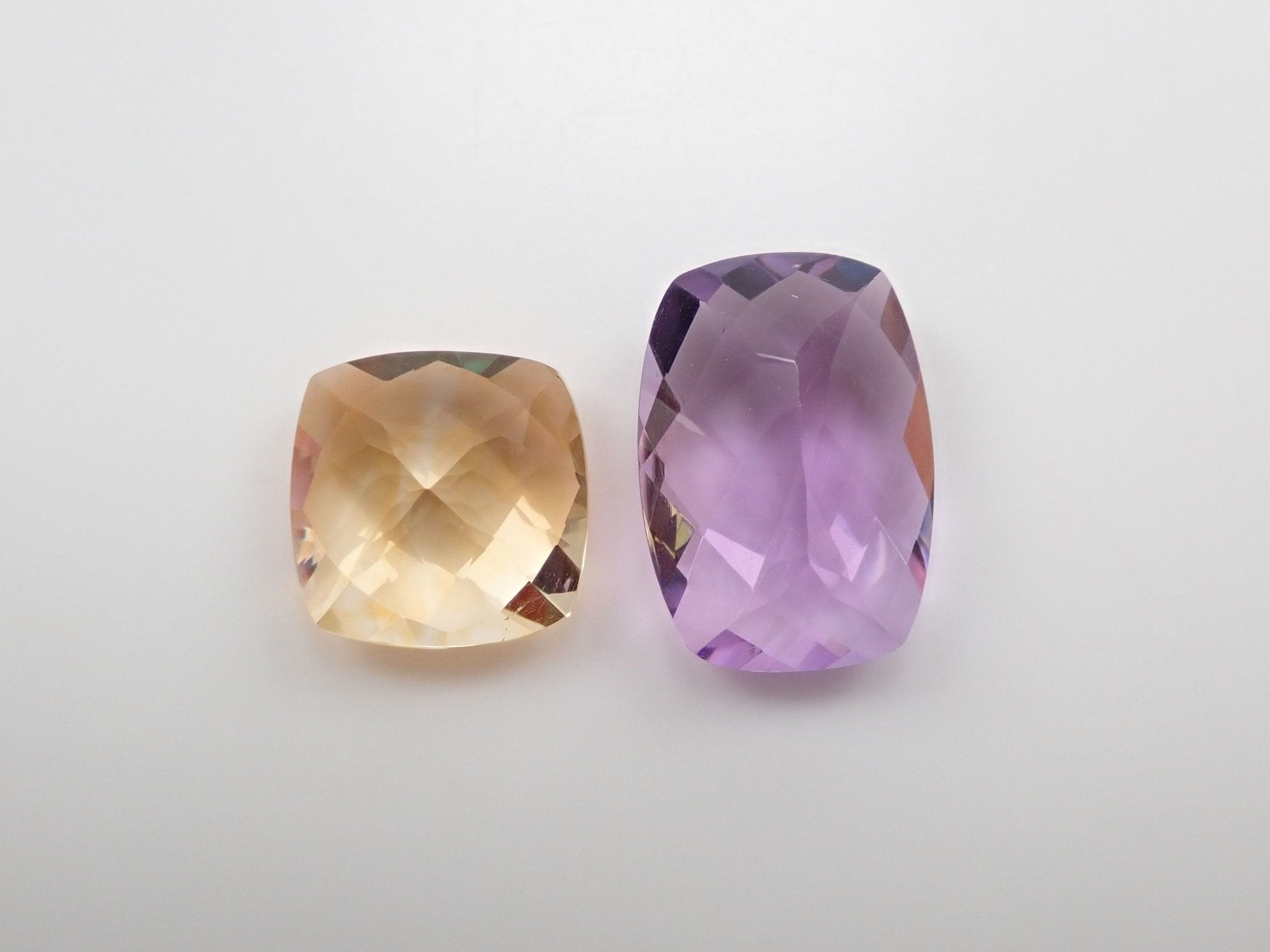 アメジスト 6.161ct、シトリン 3.805ct 2石セット - KARATZ STORE｜カラッツSTORE