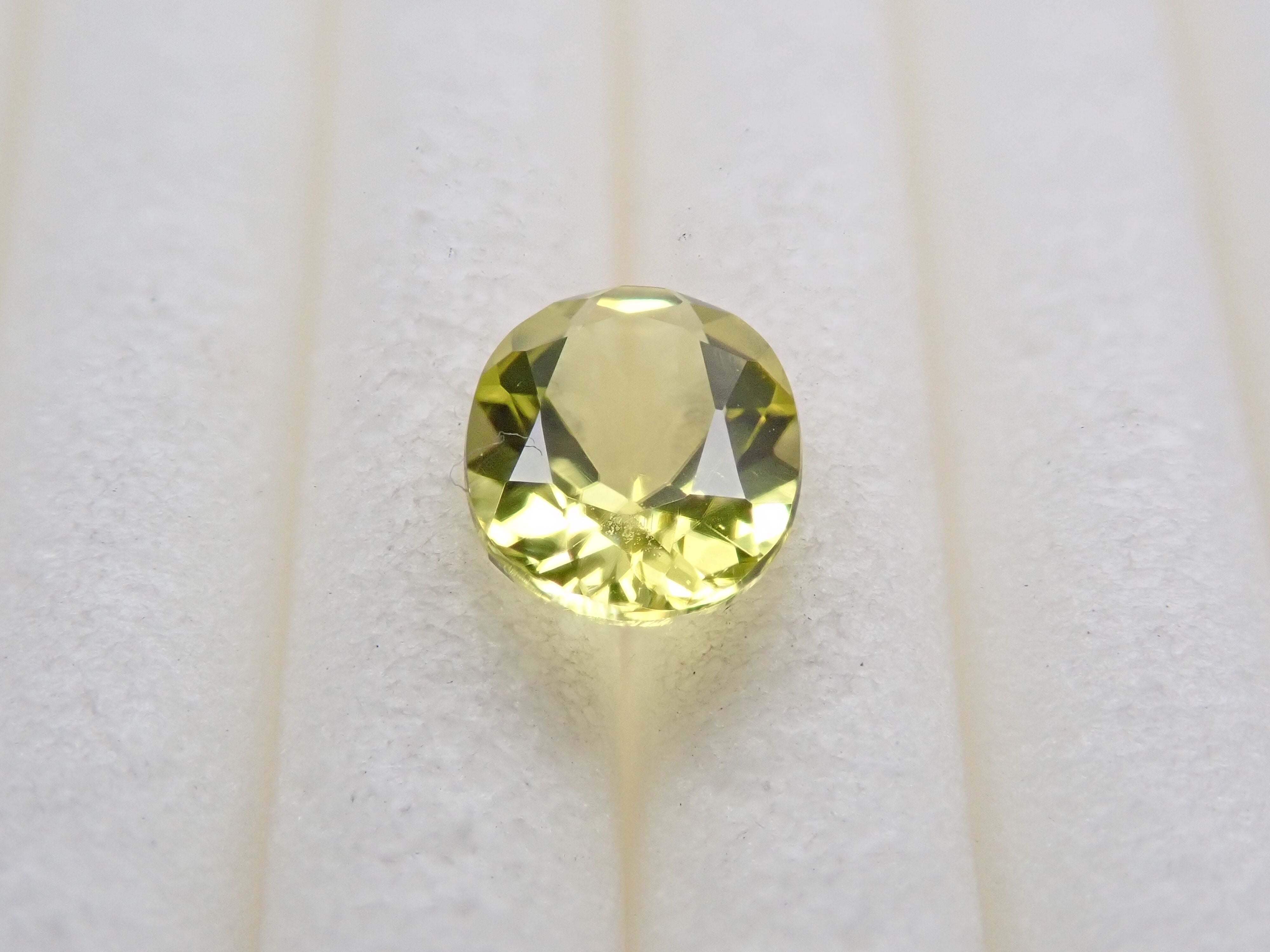 Canary yellow tourmaline 0.357ct loose