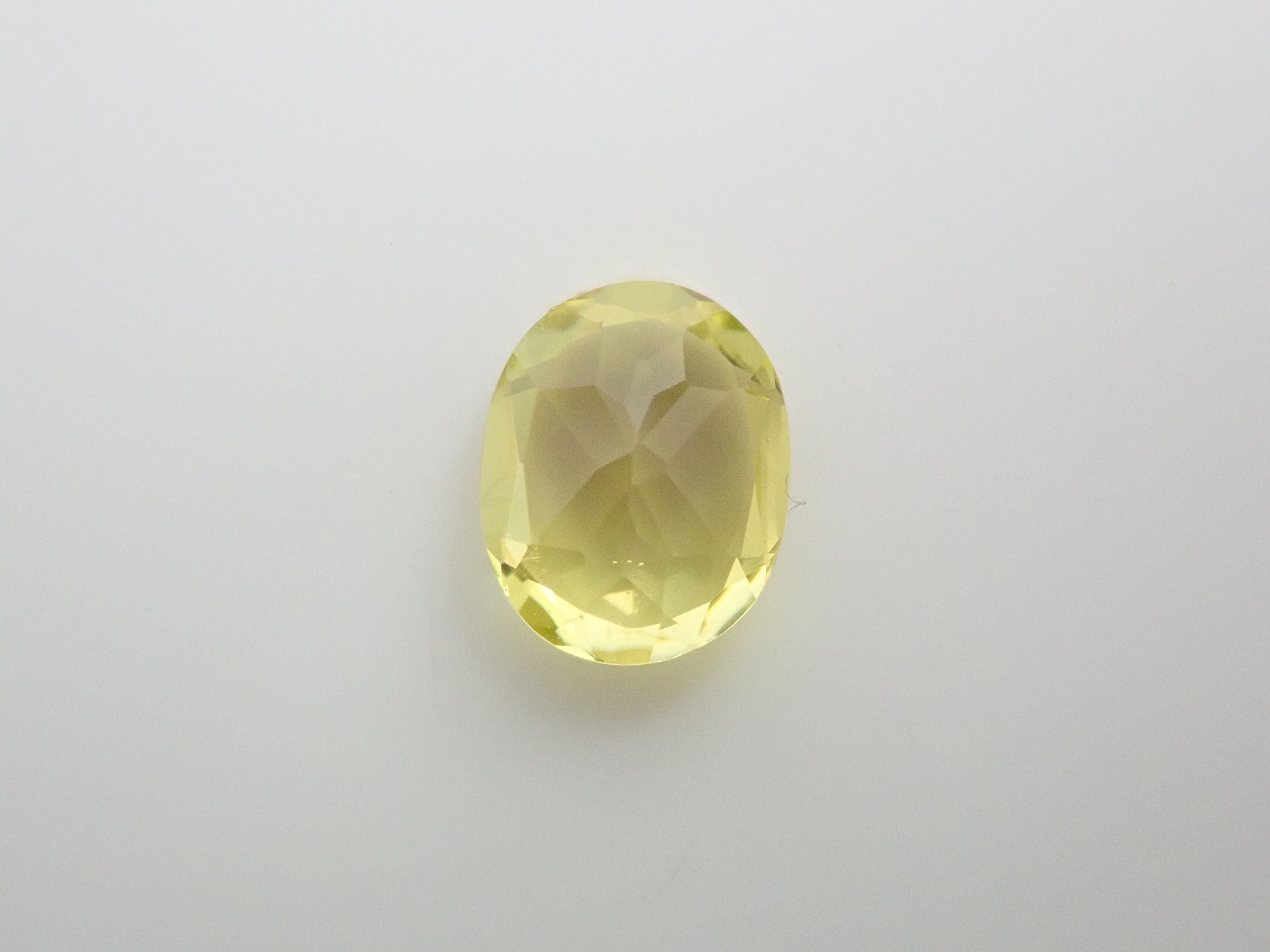 Canary yellow tourmaline 0.357ct loose