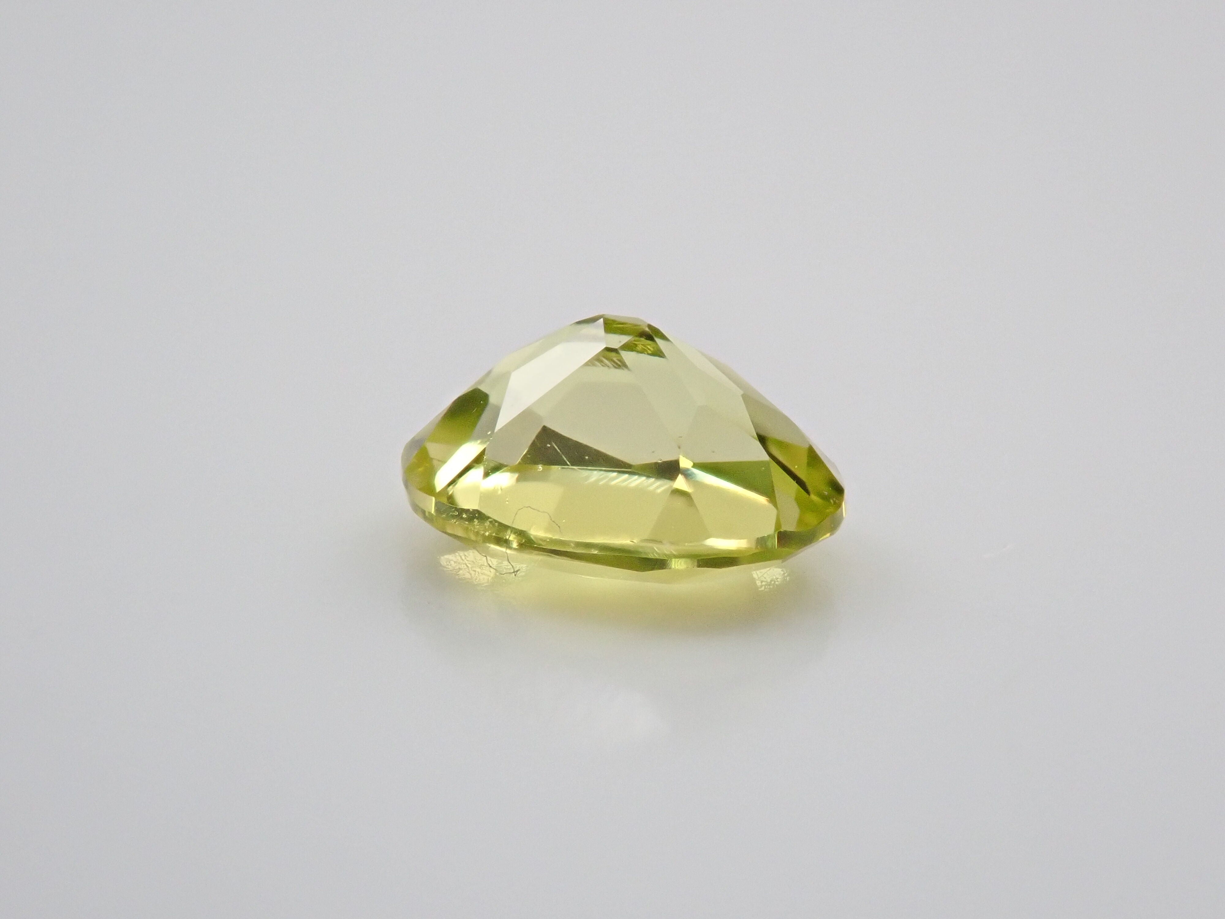 Canary yellow tourmaline 0.357ct loose