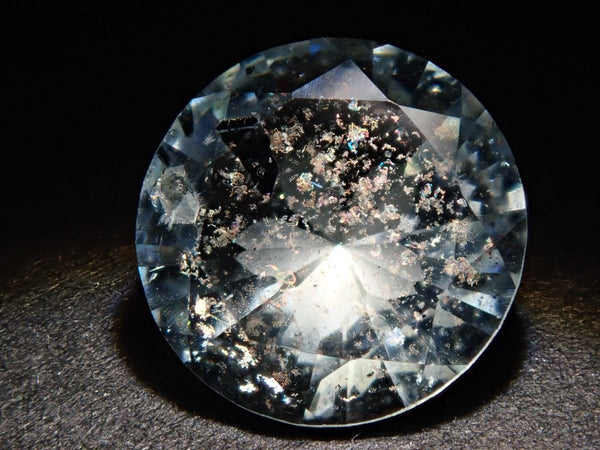 さくらインカット】ブラジル産アベンチュリンアクアマリン 7.7mm