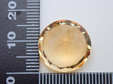 黃水晶 12.49 克拉裸石（櫻花切割）