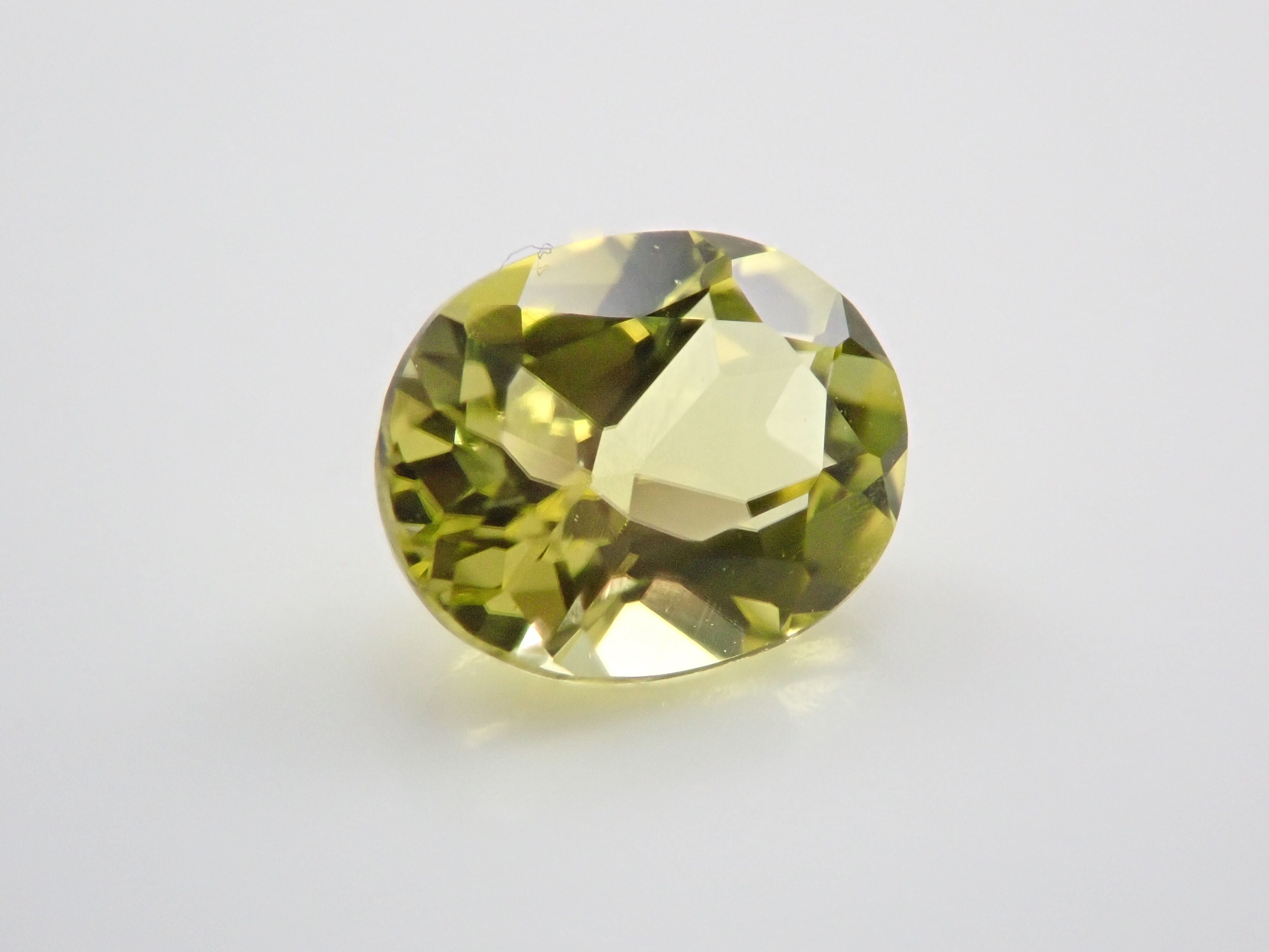 Canary yellow tourmaline 0.357ct loose