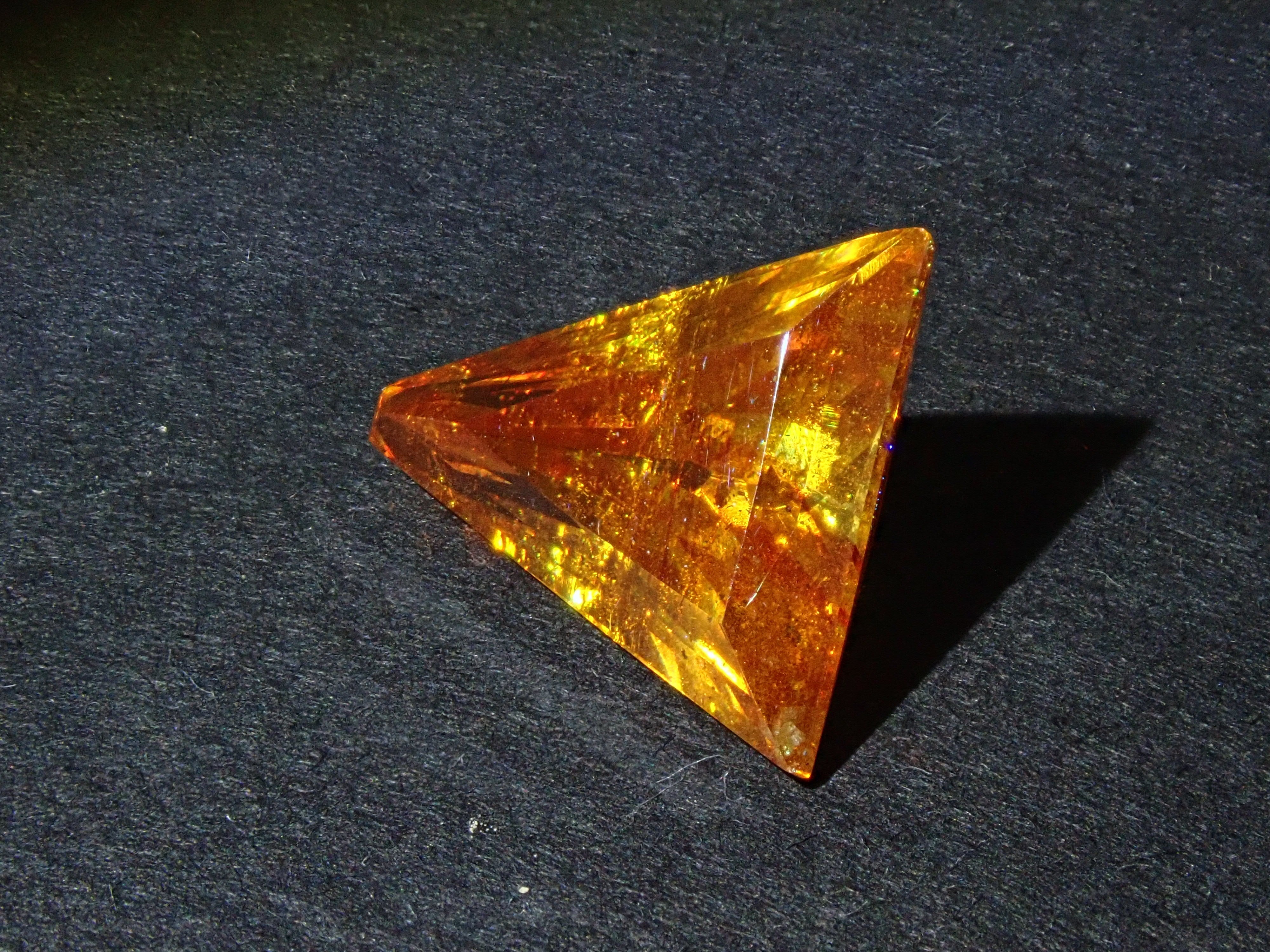 Sphalerite 5.341ct loose (orange)