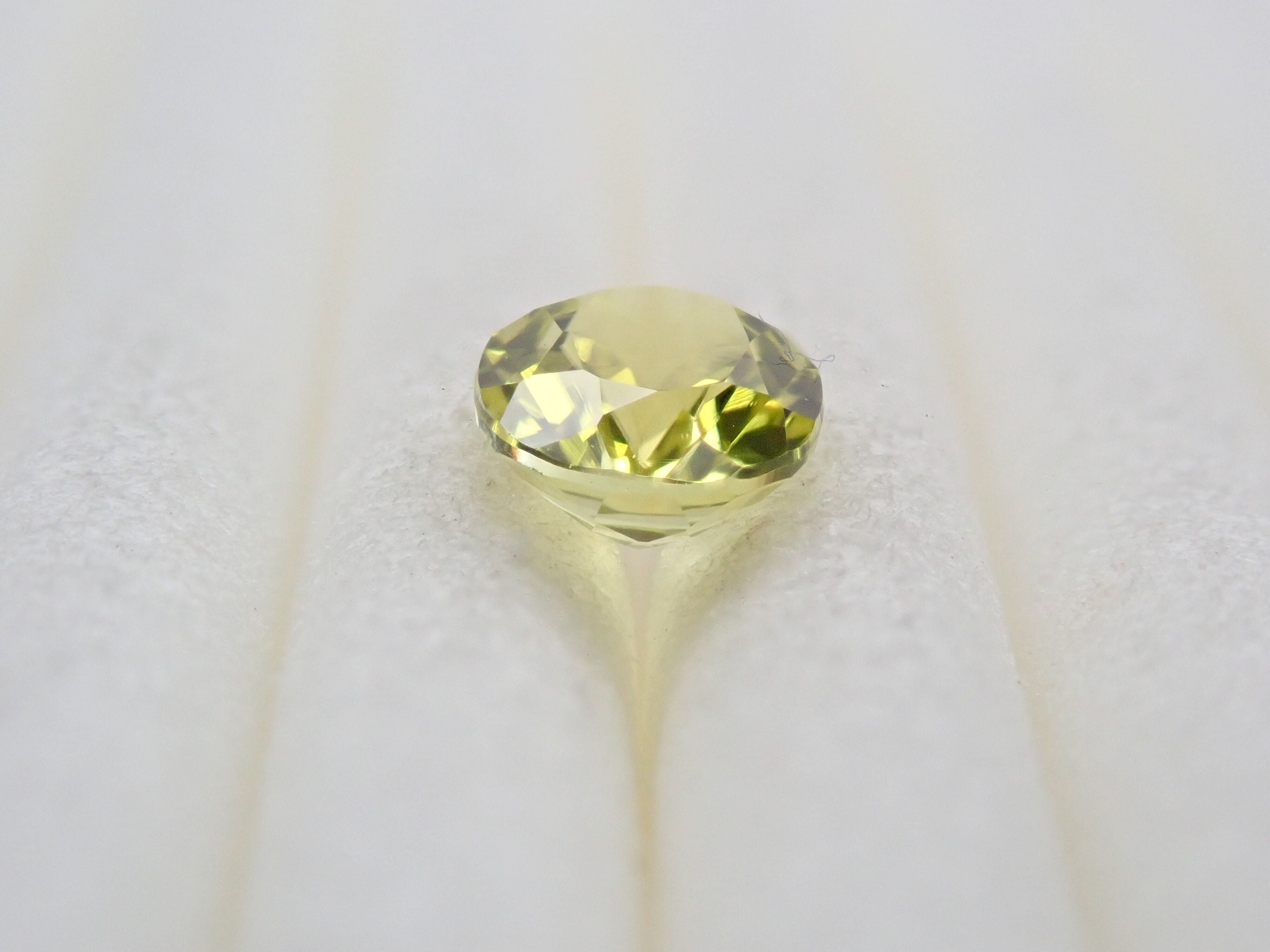 Canary yellow tourmaline 0.357ct loose