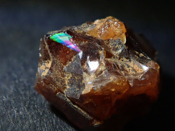 Andradite garnet (commonly known as rainbow garnet) 2.492ct rough stone