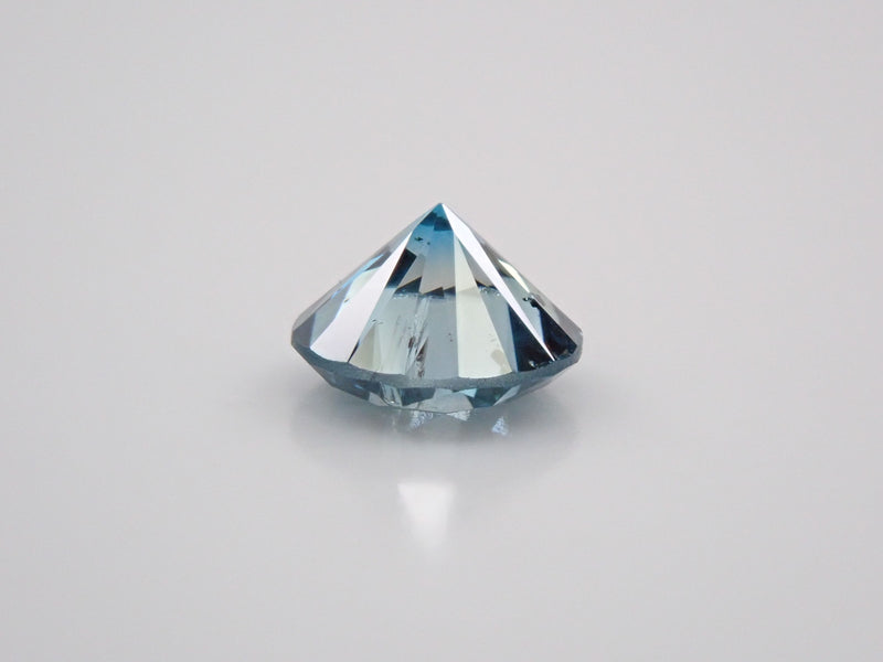 ブルーダイヤモンド (トリートメント) 0.304ctルース(Treted FANCY DEEP GREEN BLUE, I1)