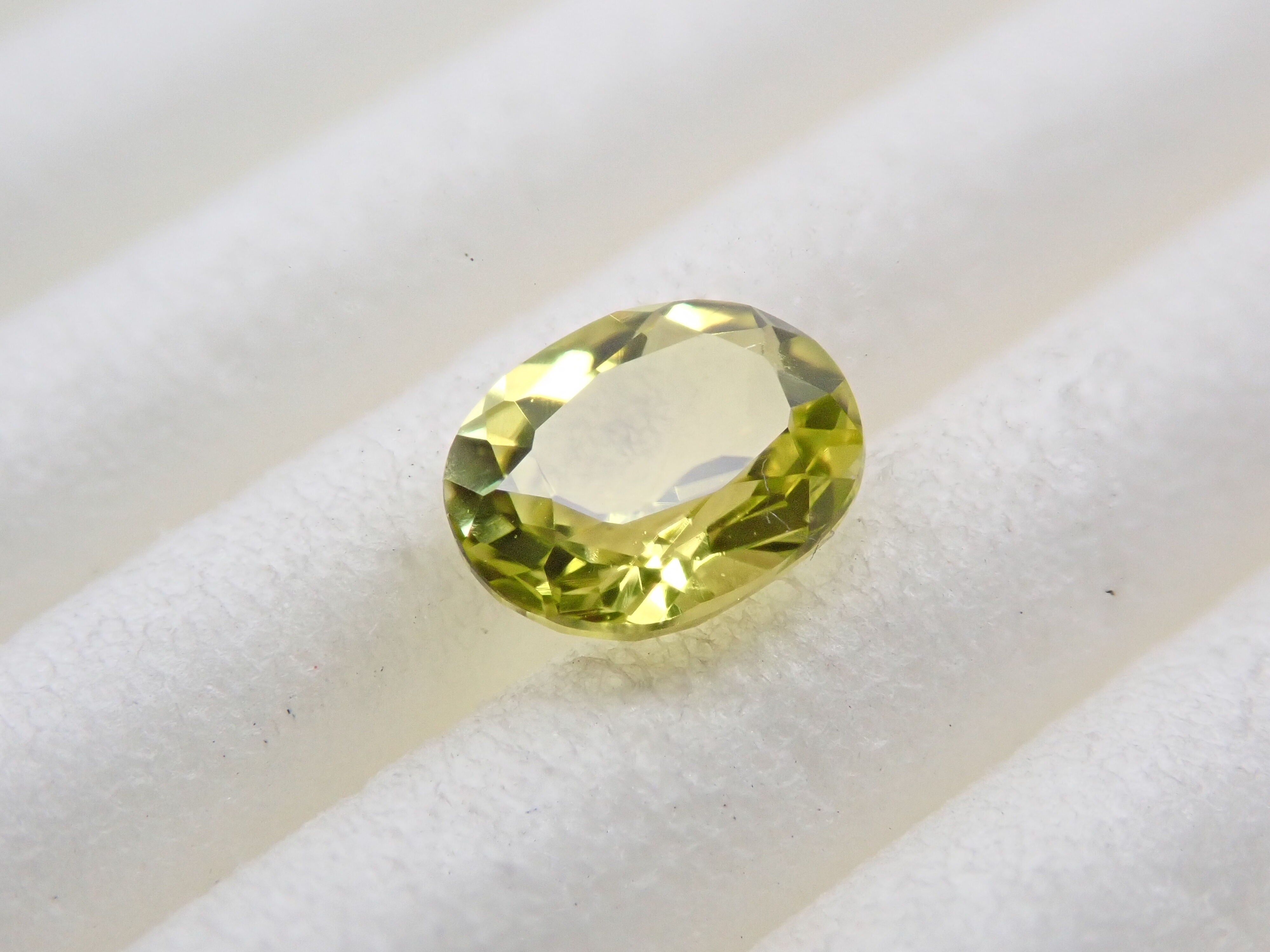 Canary yellow tourmaline 0.357ct loose