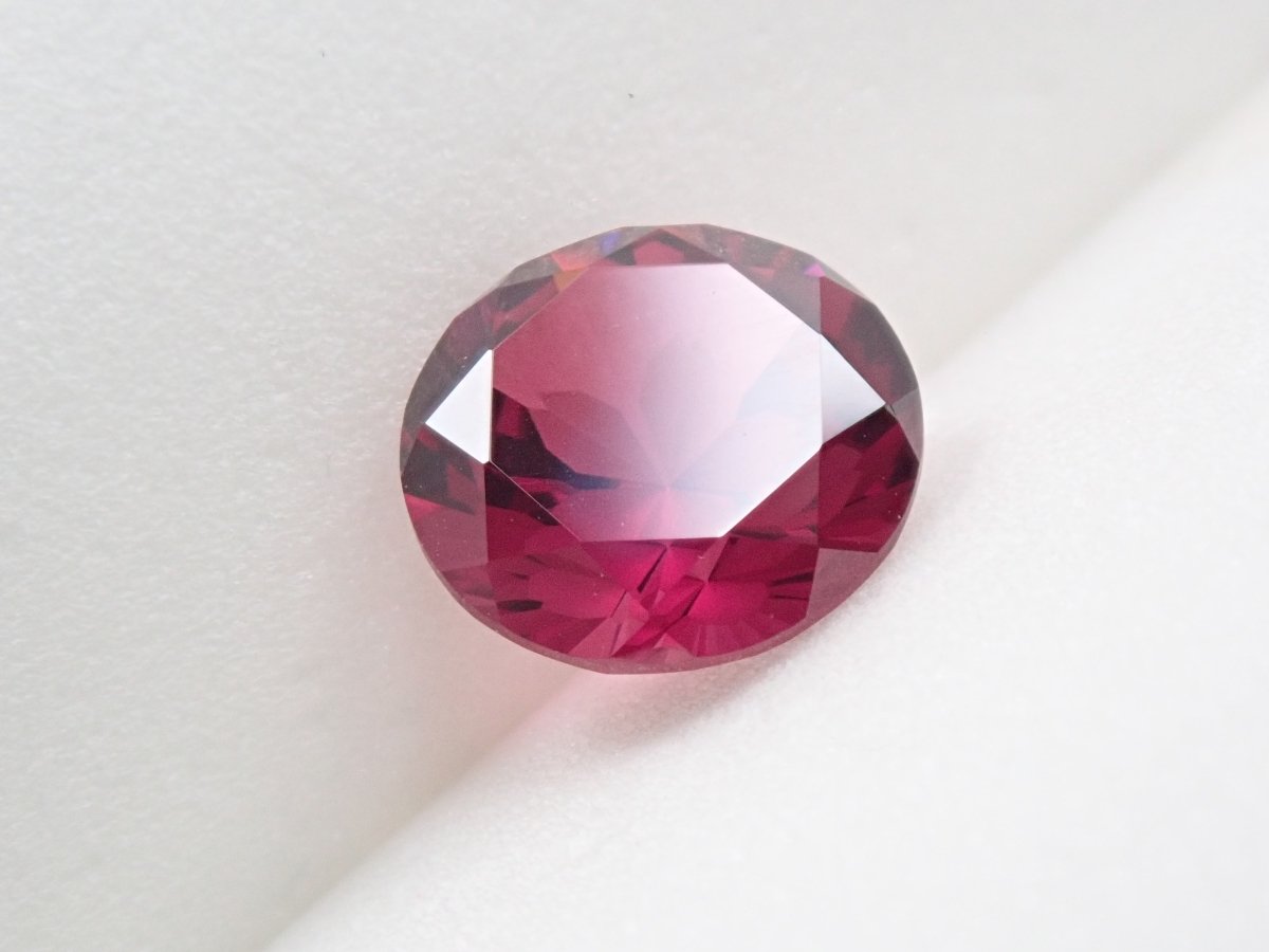 【さくらインカット】ロードライトガーネット 8mm/2.223ct《コラボ》ルース ワッペン付 - カラッツSTORE