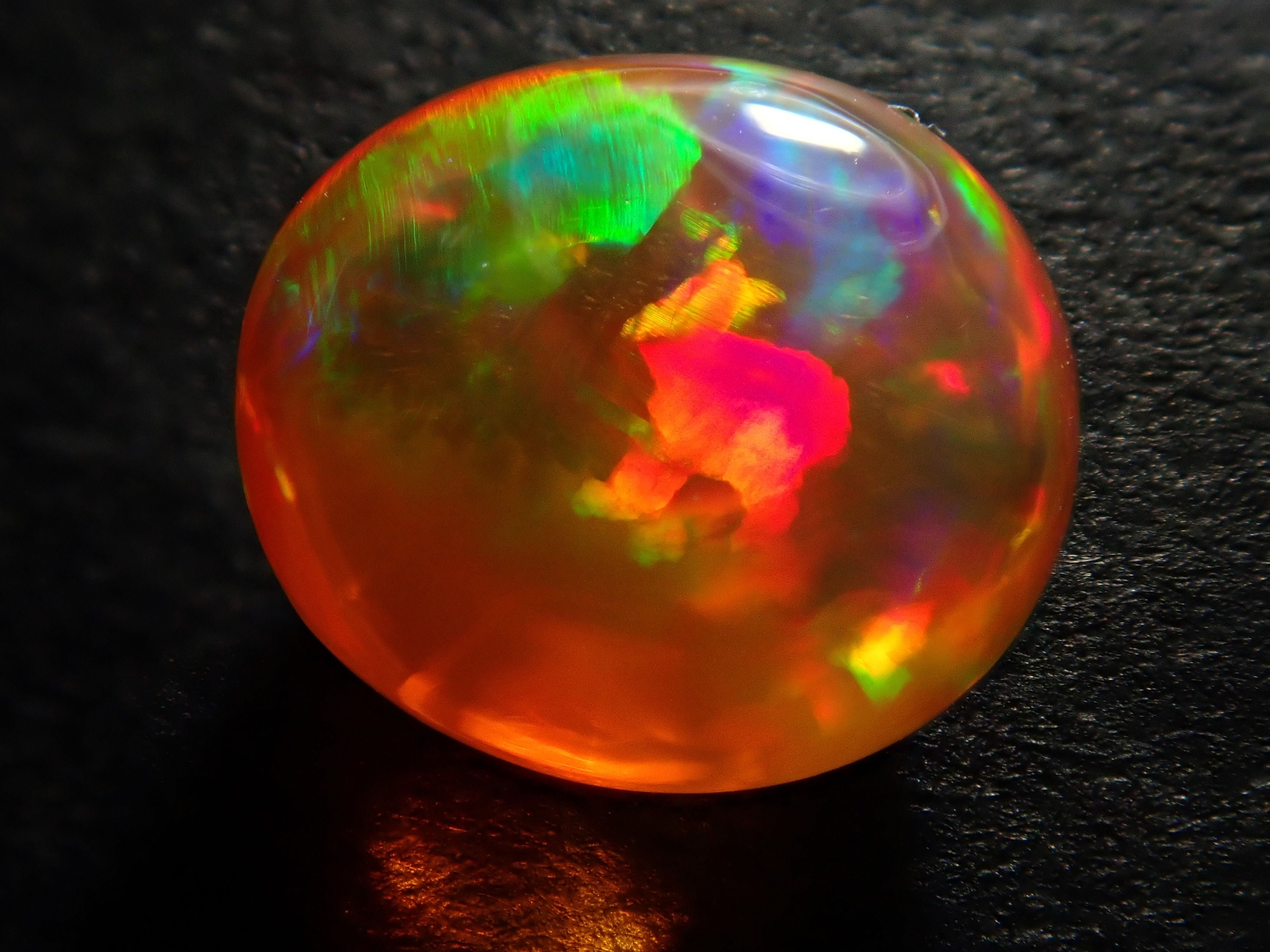 Fire opal 0.718ct loose