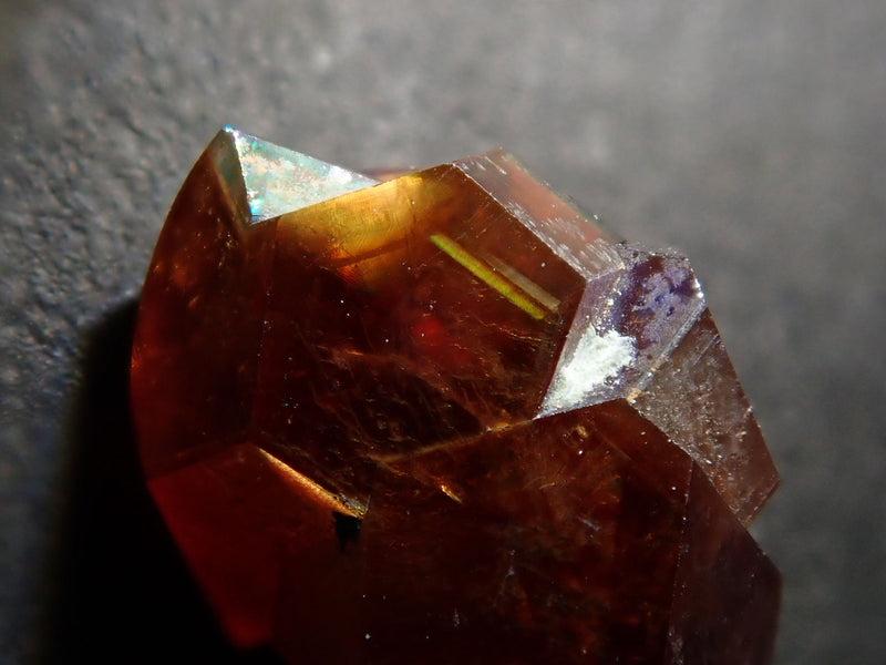 Andradite garnet (commonly known as rainbow garnet) 2.449ct rough stone