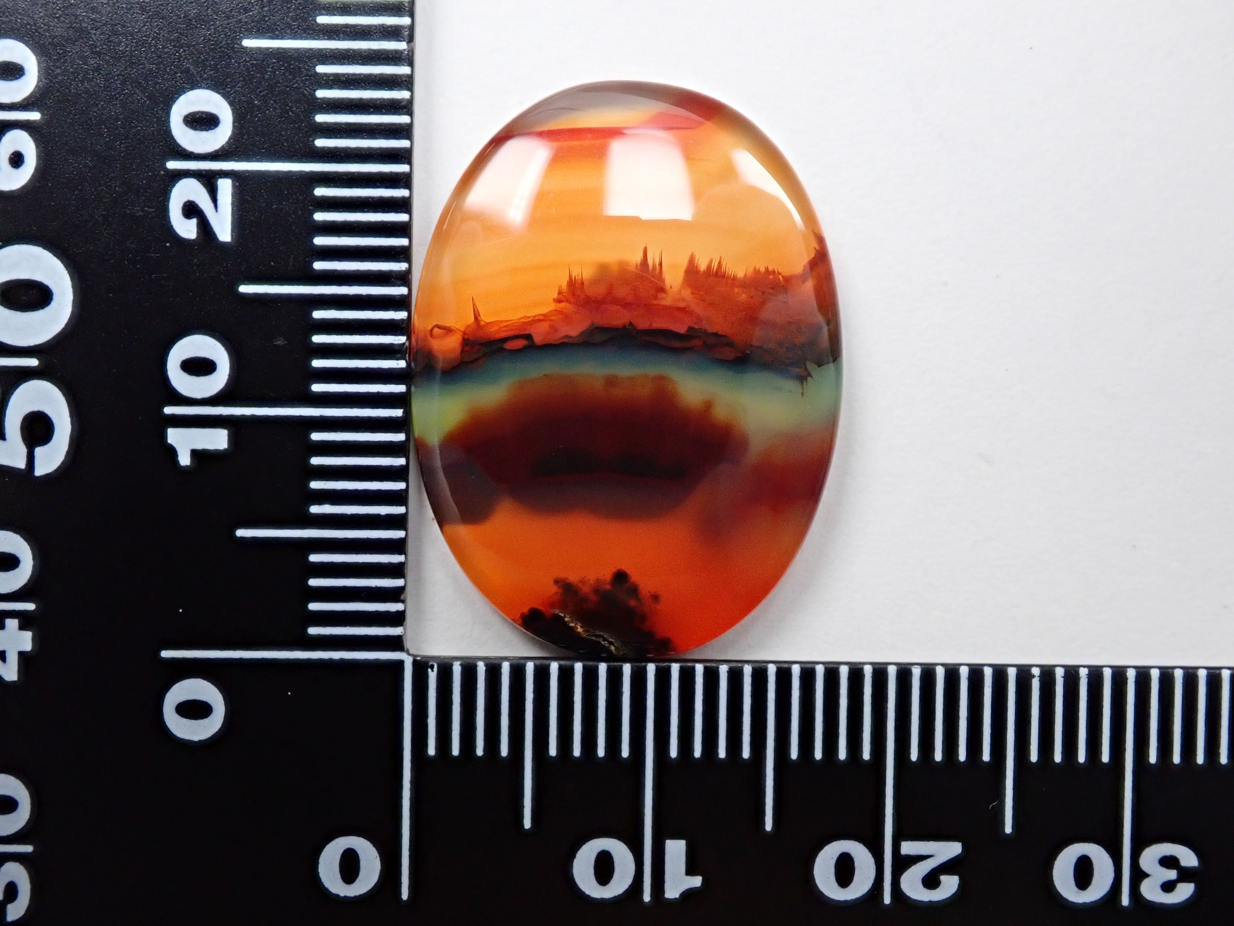 Picture agate 13.267ct loose