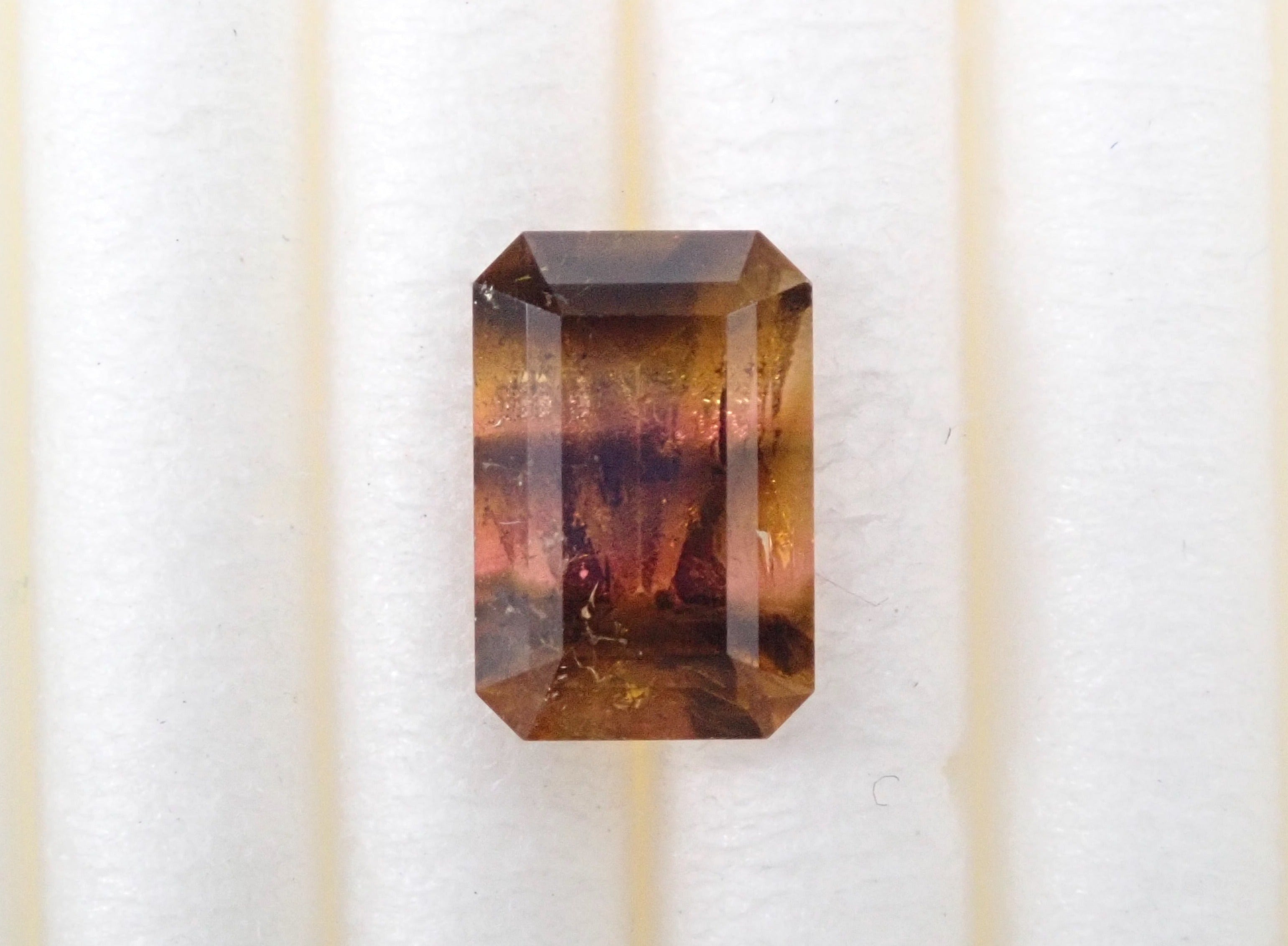 Bicolor tourmaline 0.761ct loose