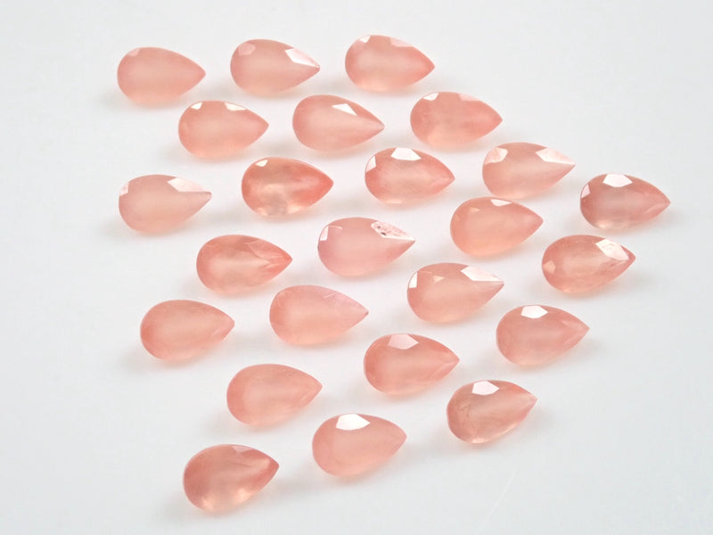 1 stone of Hokkaido rhodochrosite (5 x 3 mm, pear-shaped cut)《Discount available for multiple purchases》