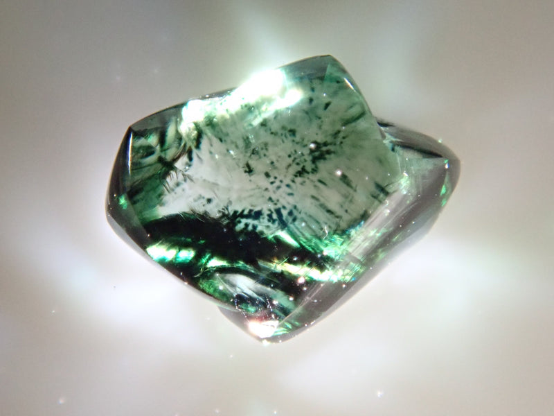 南アフリカ産グリーンダイヤモンド原石（メイカブル） 0.311ctルース