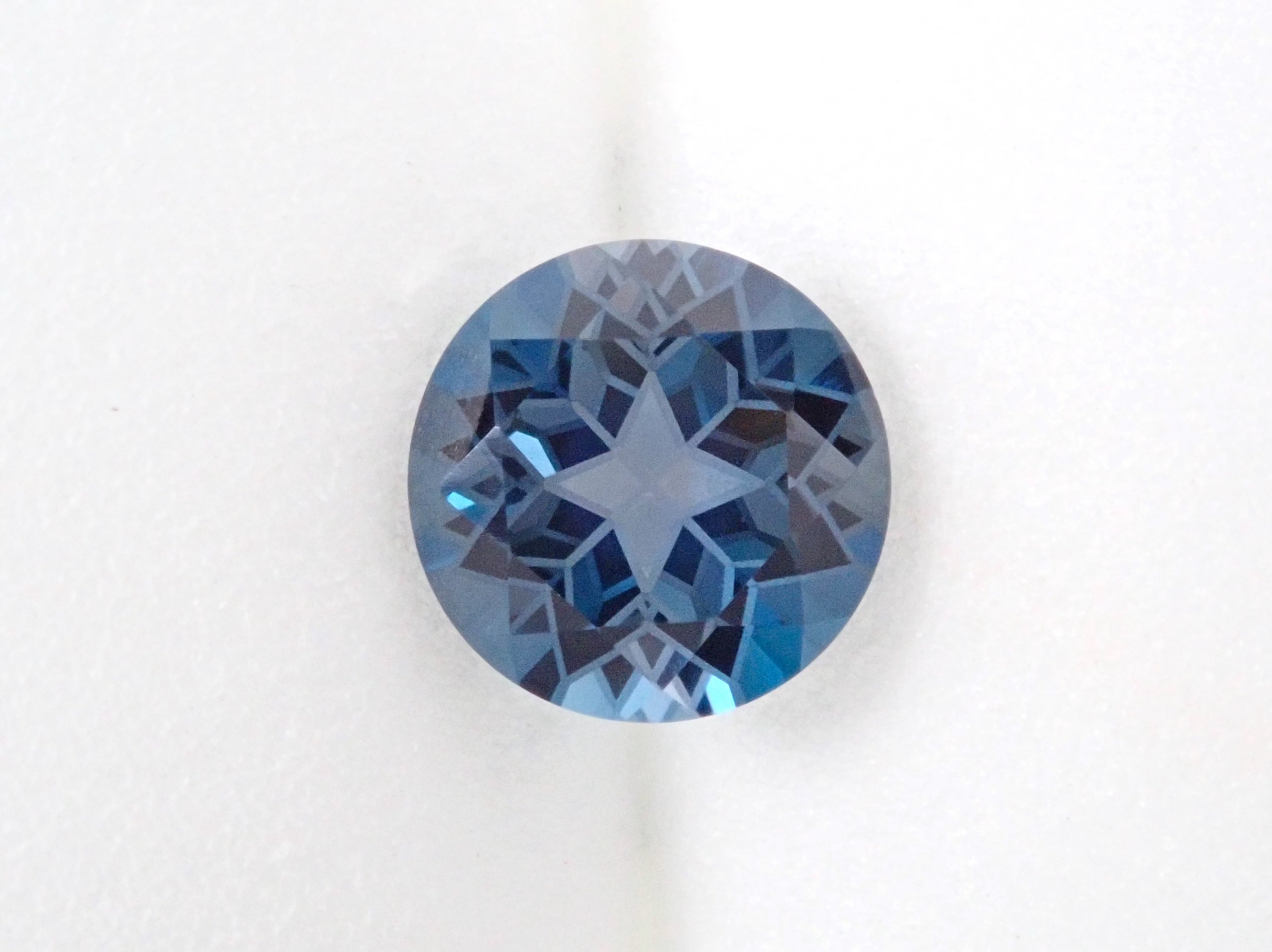 [Dandelion Cut] London Blue Topaz 6mm Loose with Patch