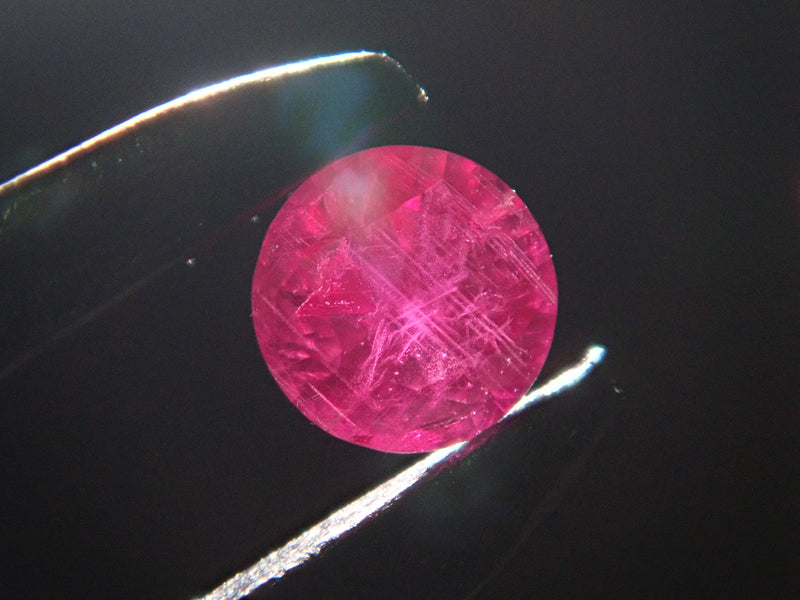 Ruby from Greenland 2.3mm/0.054ct loose with certificate