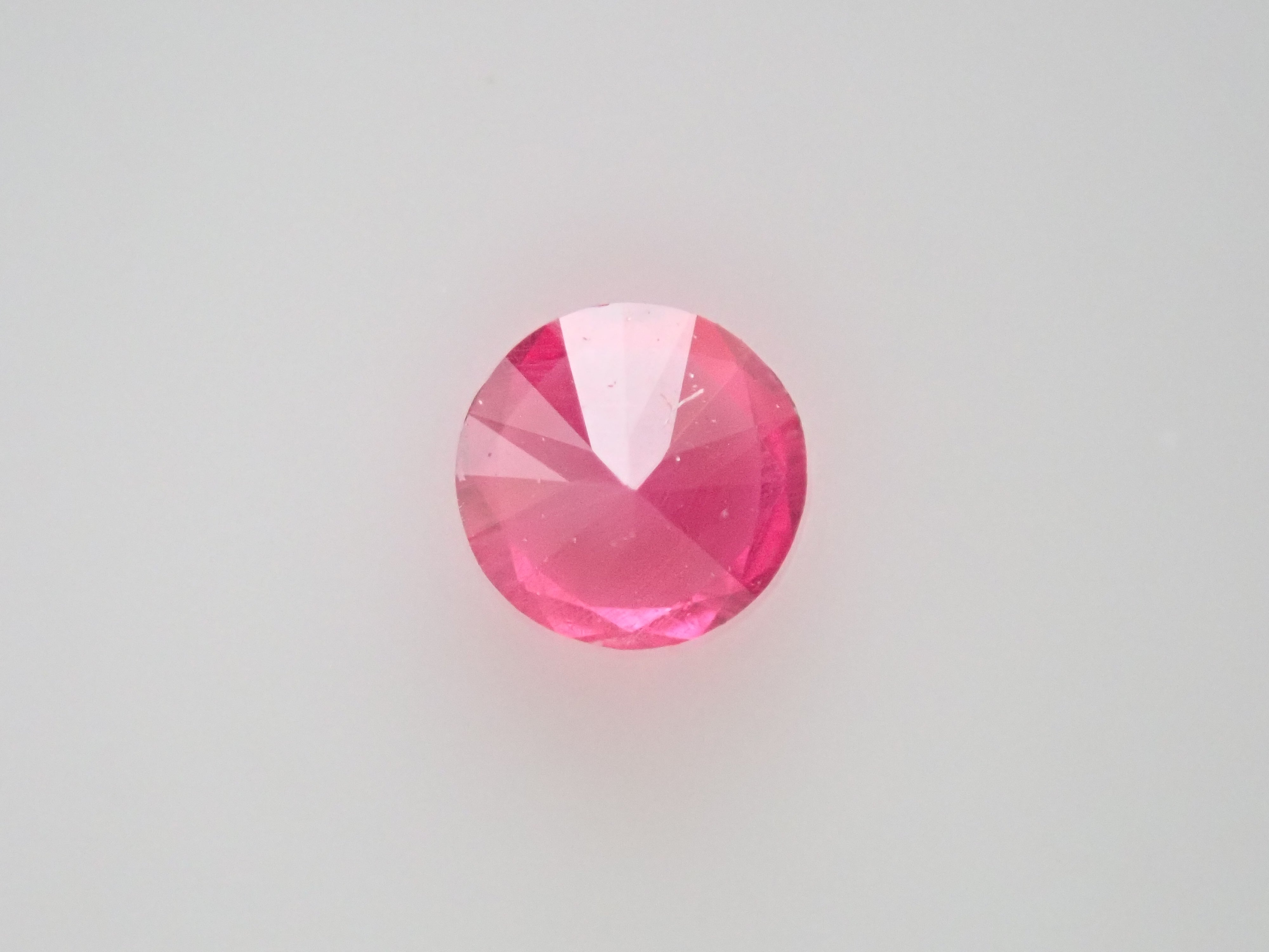 Ruby from Greenland 2.3mm/0.056ct loose with certificate