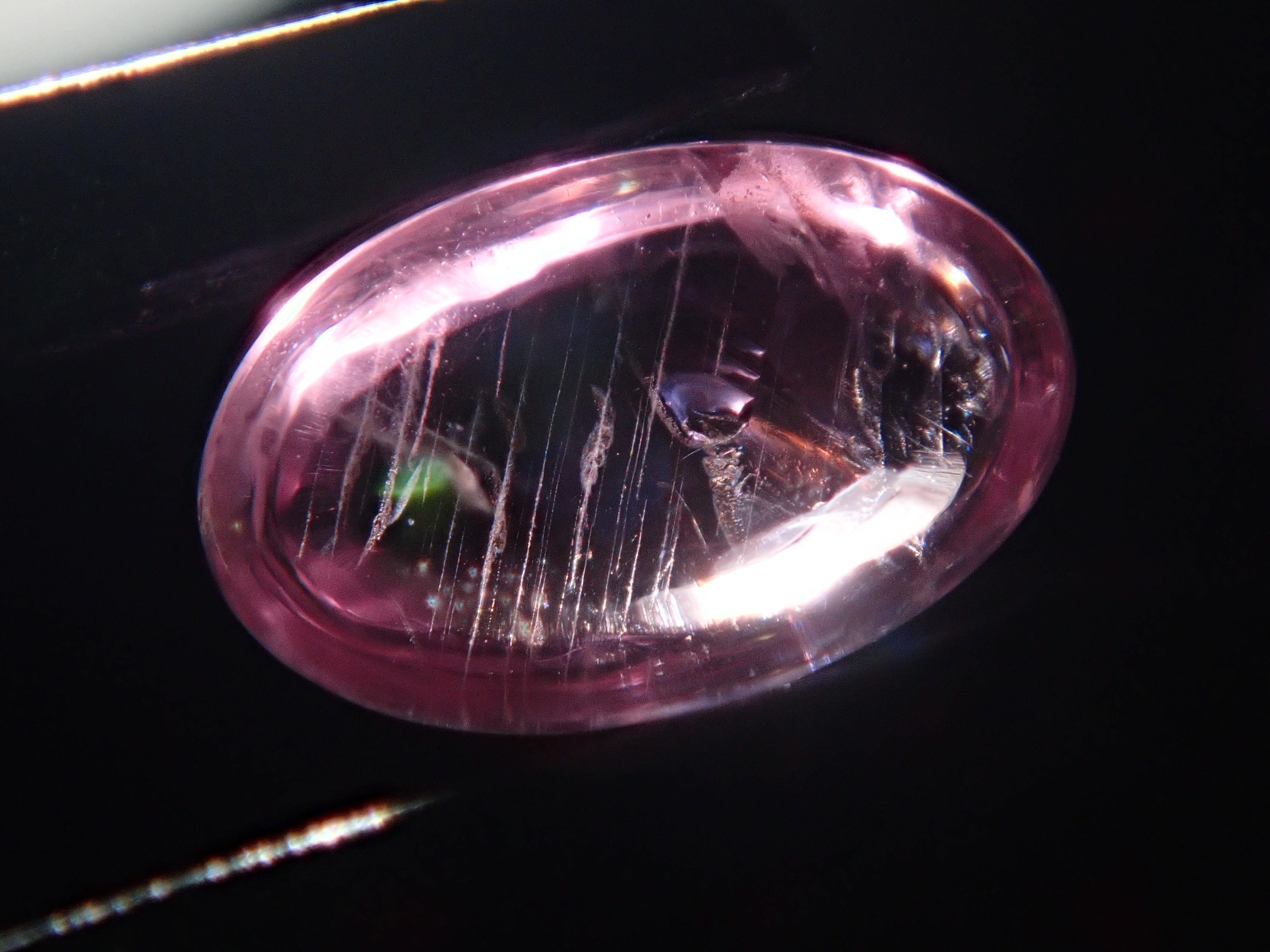 Ice ruby ​​from Greenland 0.341ct loose with certificate