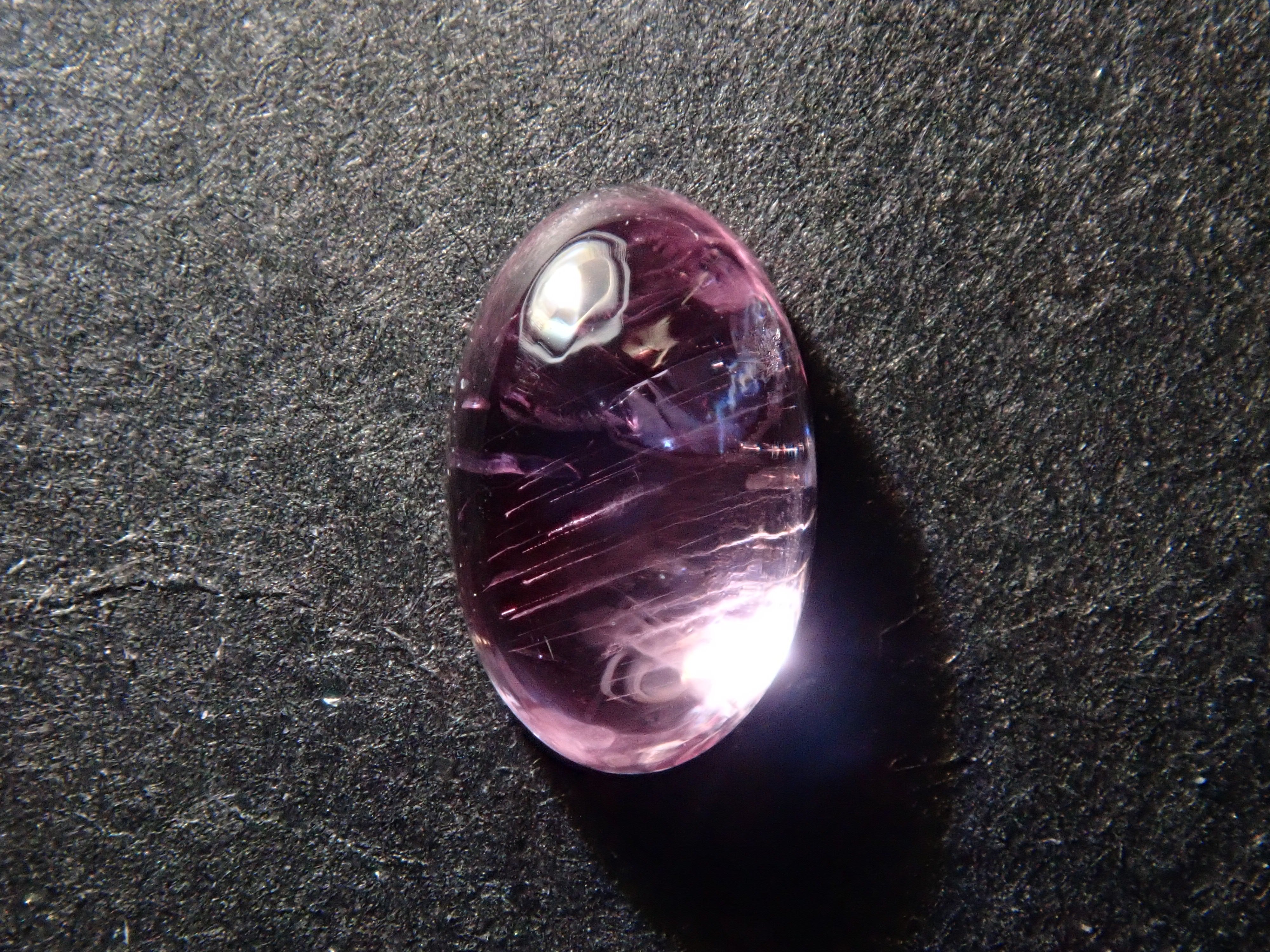 Ice ruby ​​from Greenland 0.341ct loose with certificate