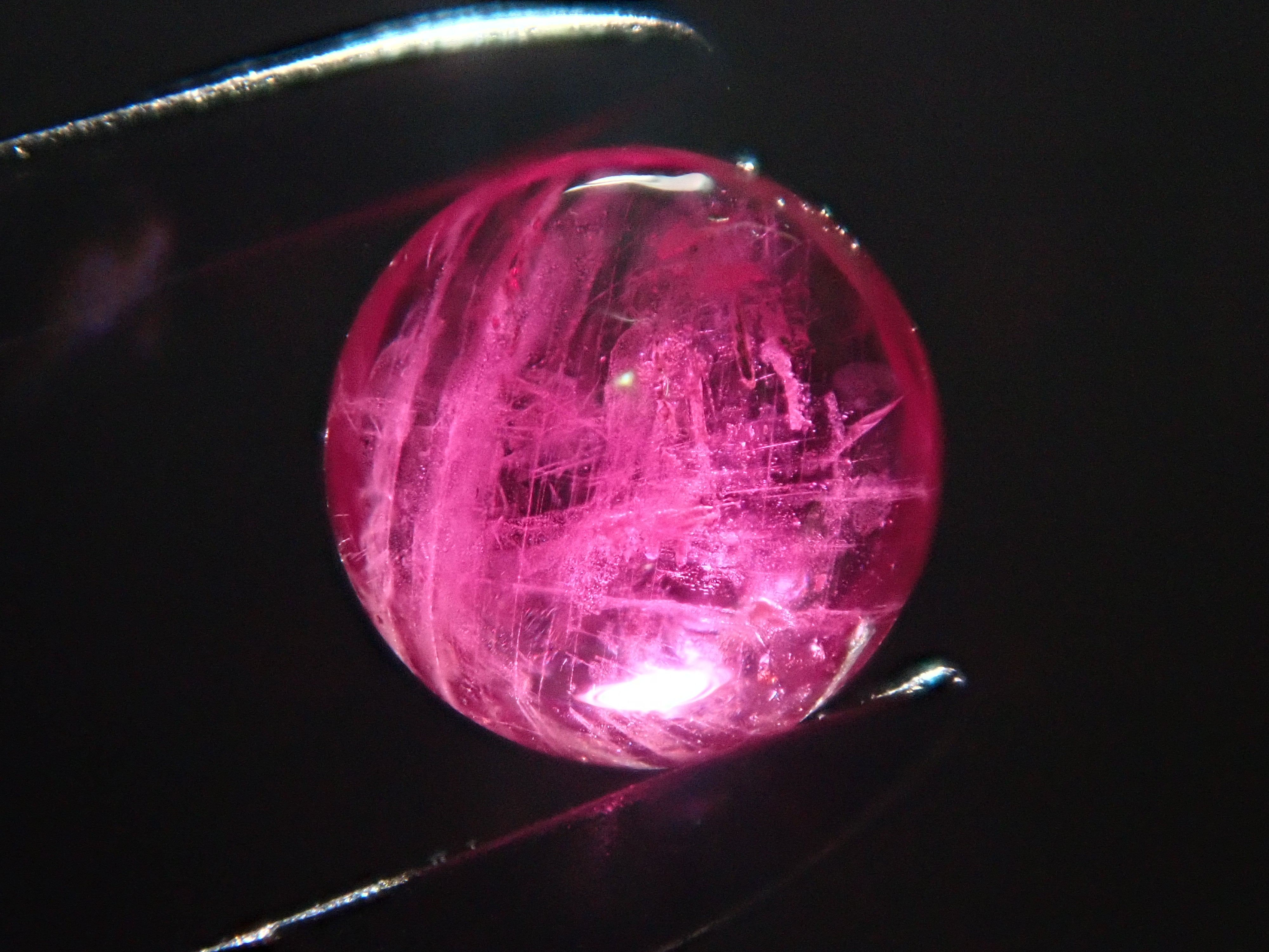 Ruby from Greenland 4.2mm/0.414ct loose with certificate