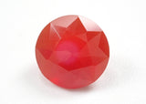 [Camellia cut] Red chalcedony 1.72ct loose with autograph