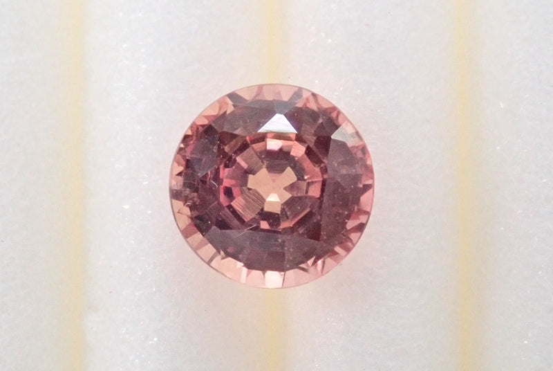 Unheated Padparadscha Sapphire 4.1mm/0.370ct Loose GIA