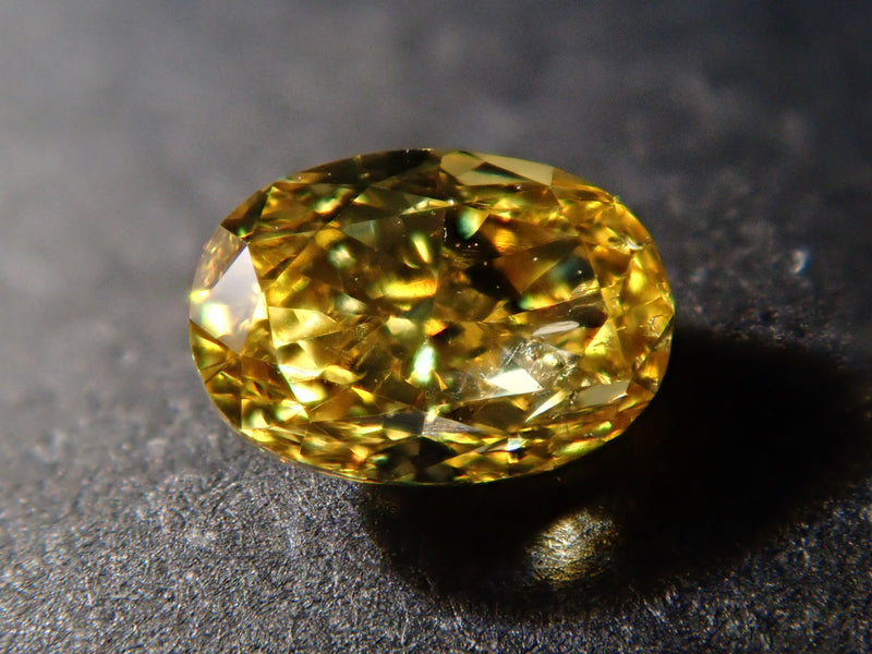 MARQUISEクラリティイェローダイヤモンドルース/ V.L.YELLOW/ 0.156 ct