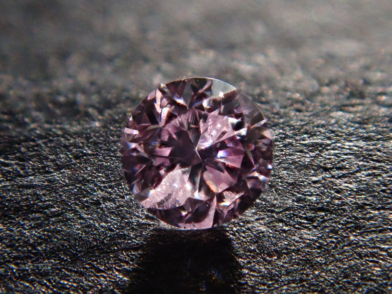 ピンクダイヤルース 0.119ct Light Purplish Pink綾ジュエリー