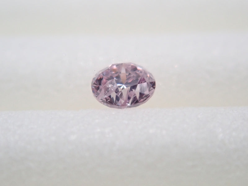 ファンシーライトパープリッシュピンクダイヤモンド 2mm/0.039ctルース 