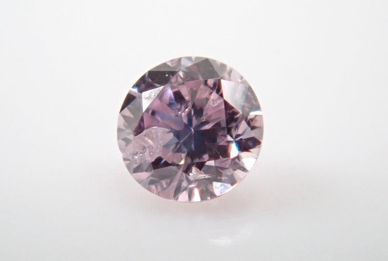 0.303ct ピンクダイヤ FANCY LIGHT PURPLISH PINK