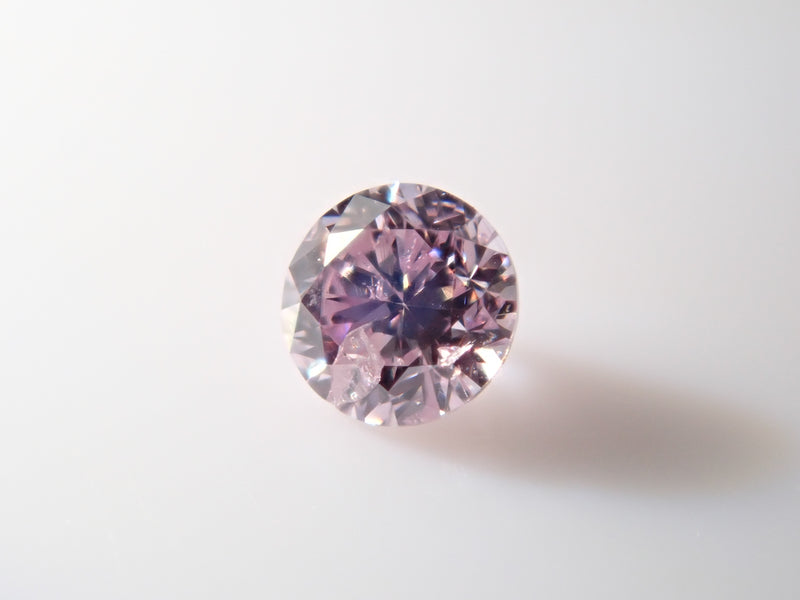 ピンクダイヤルース 0.119ct Light Purplish Pink綾ジュエリー