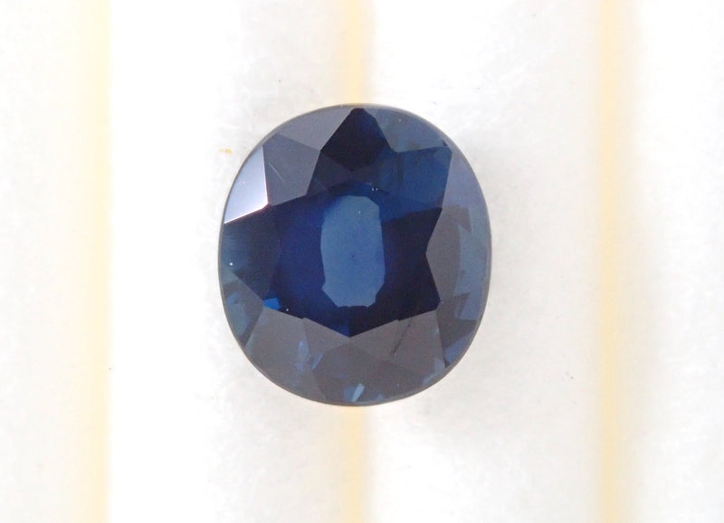 Unheated royal blue sapphire 0.490ct loose AIGS