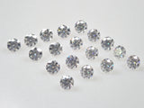 Synthetic moissanite 2 stones loose (2mm, H&amp;C)《Multiple purchase discount available》