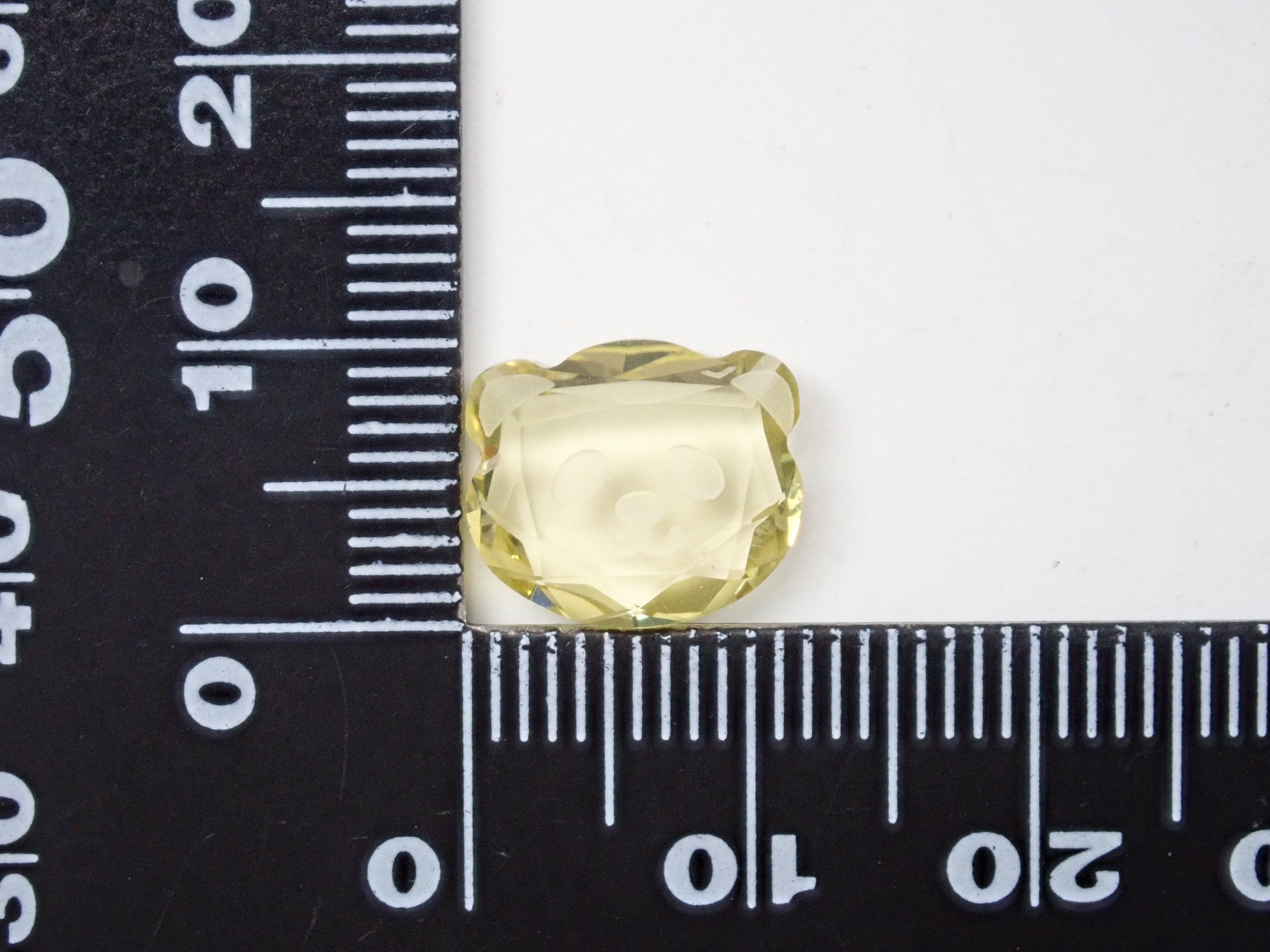 [Panda cut] Lemon quartz 3.696ct loose