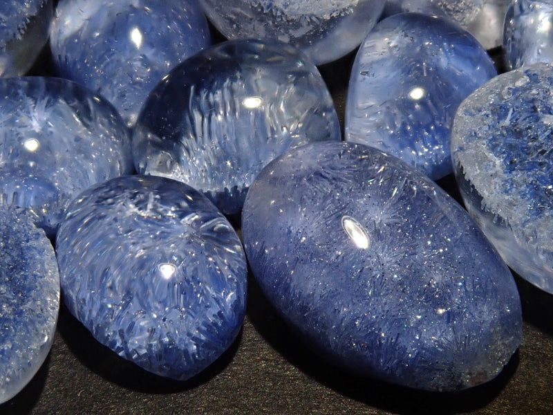 Brazilian dumortierite in quartz 1 stone loose《Multiple purchase discount》