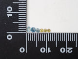 宝石ガチャガチャ💎アイスブルーダイヤモンド・モスグリーンダイヤ・ロンドンブルーダイヤなど（1.8-4.2mm,トリート）