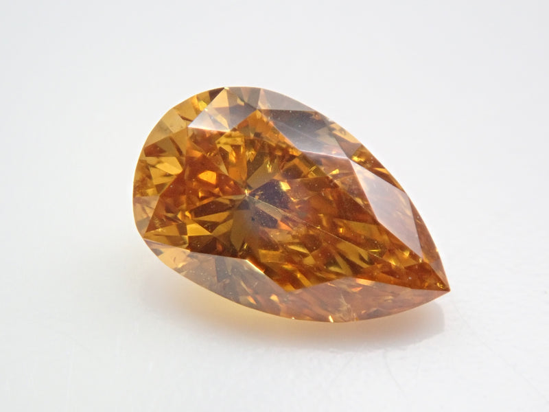 オレンジダイヤモンド 0.306ctルース(FANCY DEEP BROWNISH YELLOW ORANGE, SI2)